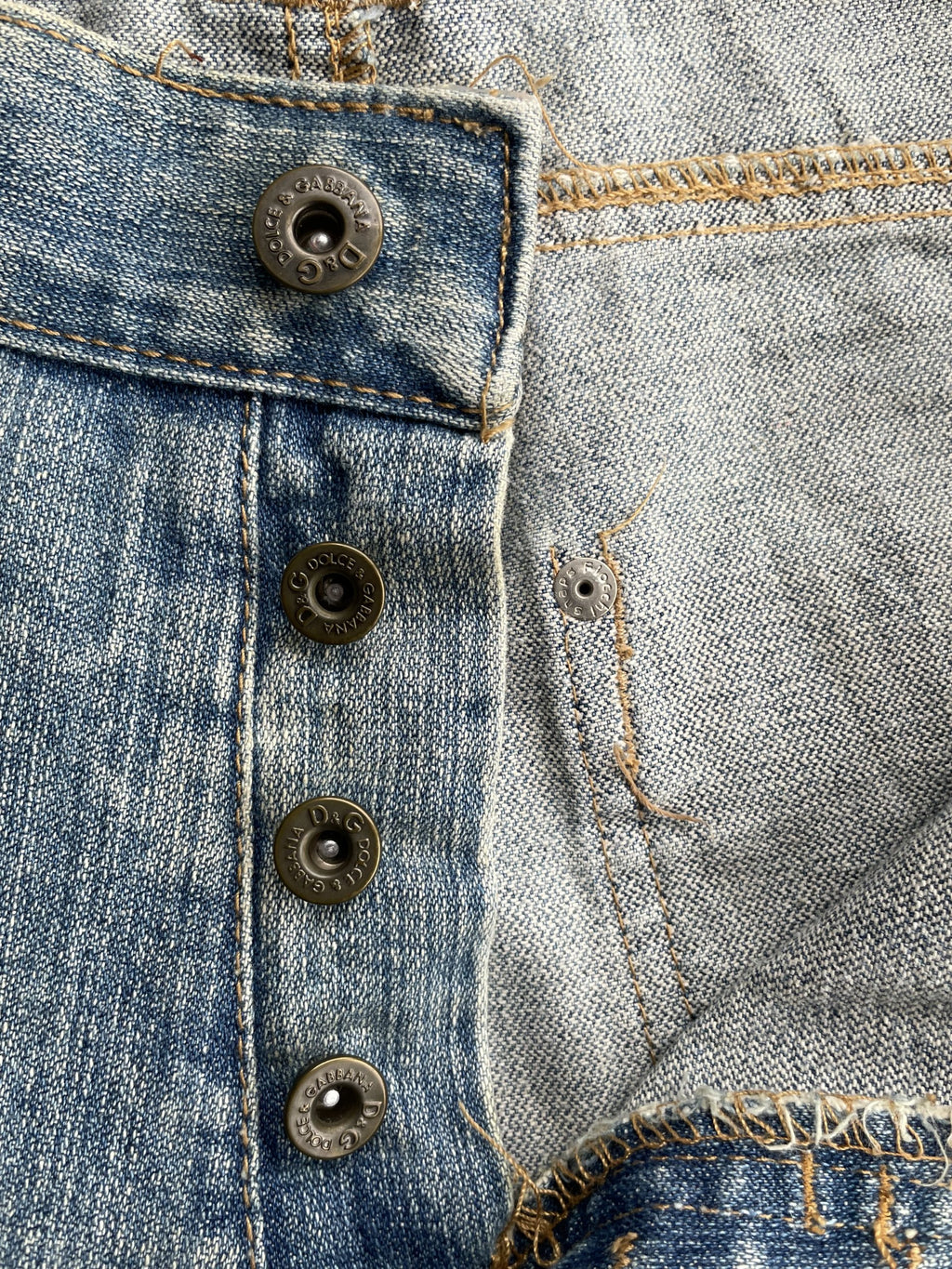 Vintage Dolce & Gabbana Distresed Denim