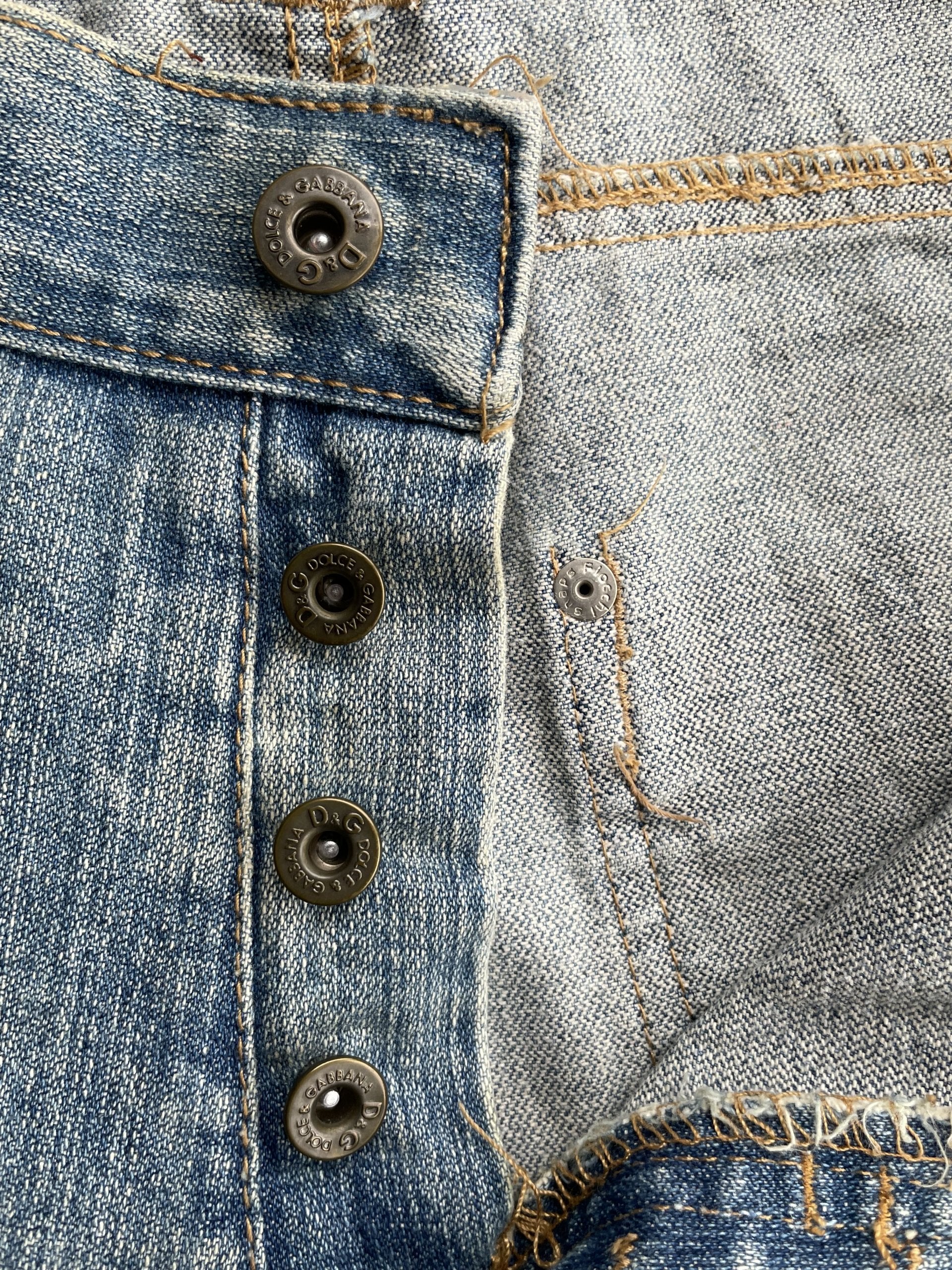 Vintage Dolce & Gabbana Distresed Denim
