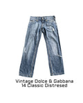 Vintage Dolce & Gabbana Distresed Denim