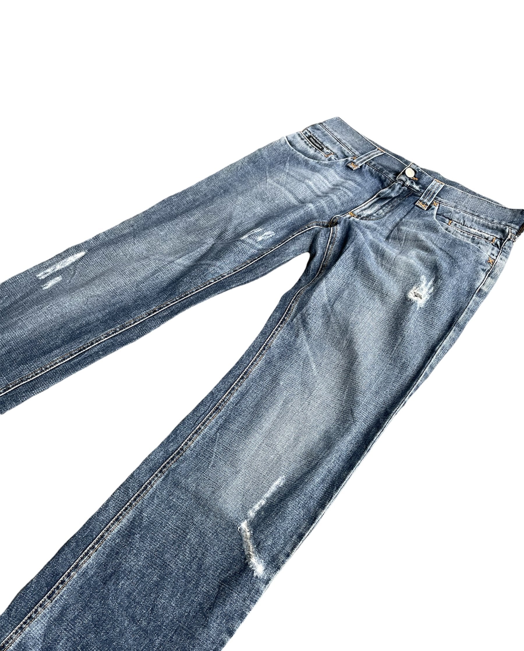 Vintage Dolce & Gabbana Distresed Denim