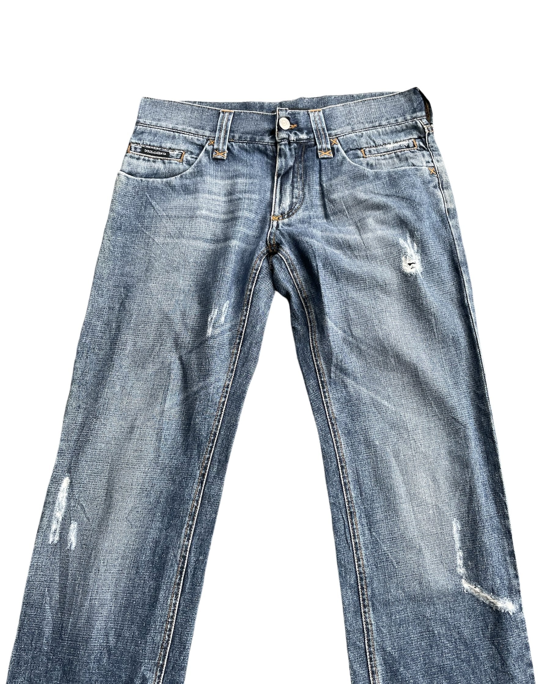 Vintage Dolce & Gabbana Distresed Denim