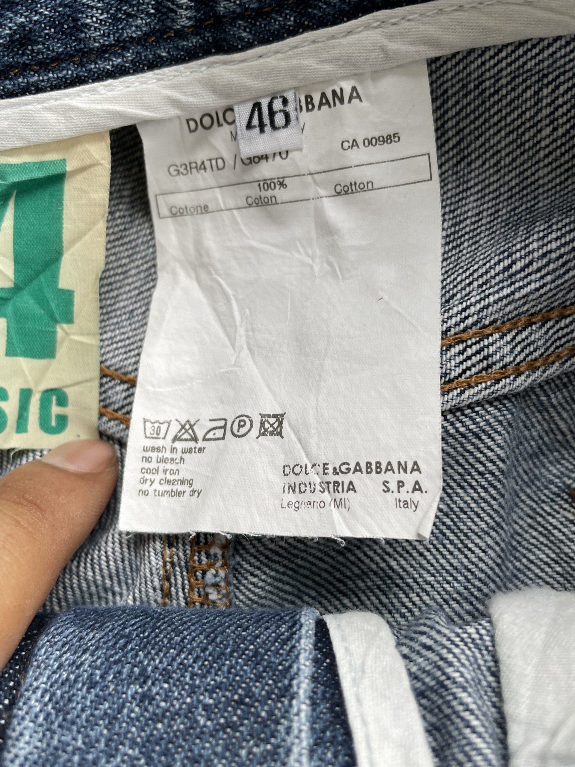 Vintage Dolce & Gabbana Distresed Denim