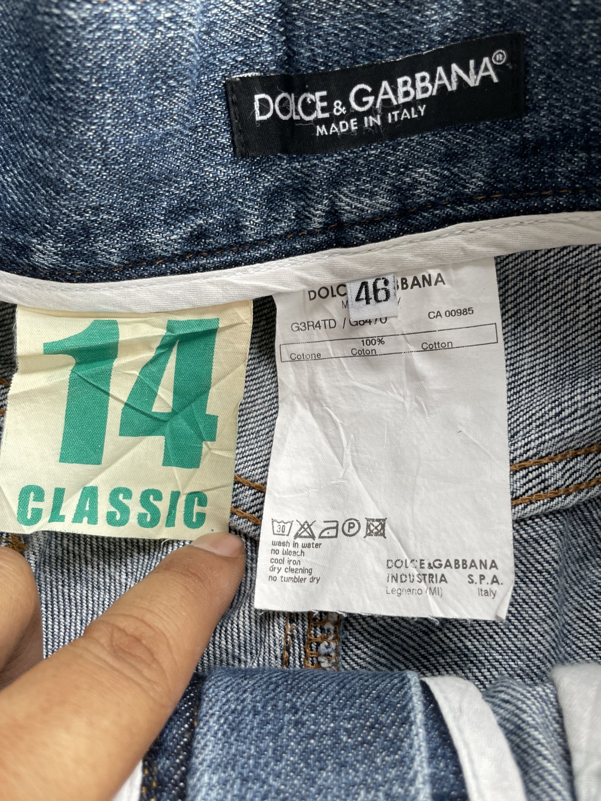 Vintage Dolce & Gabbana Distresed Denim