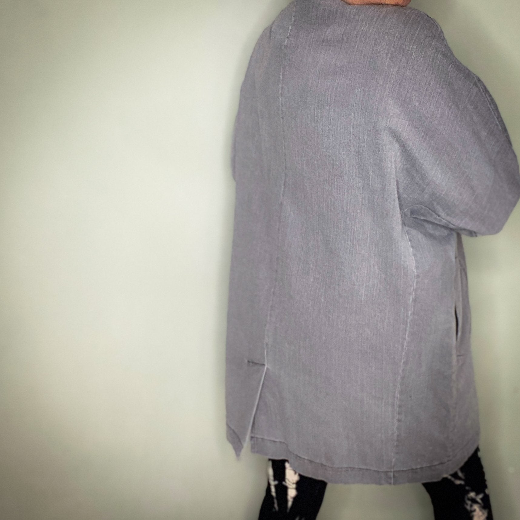 VANESSA KOREA GREY DENIM JACKET