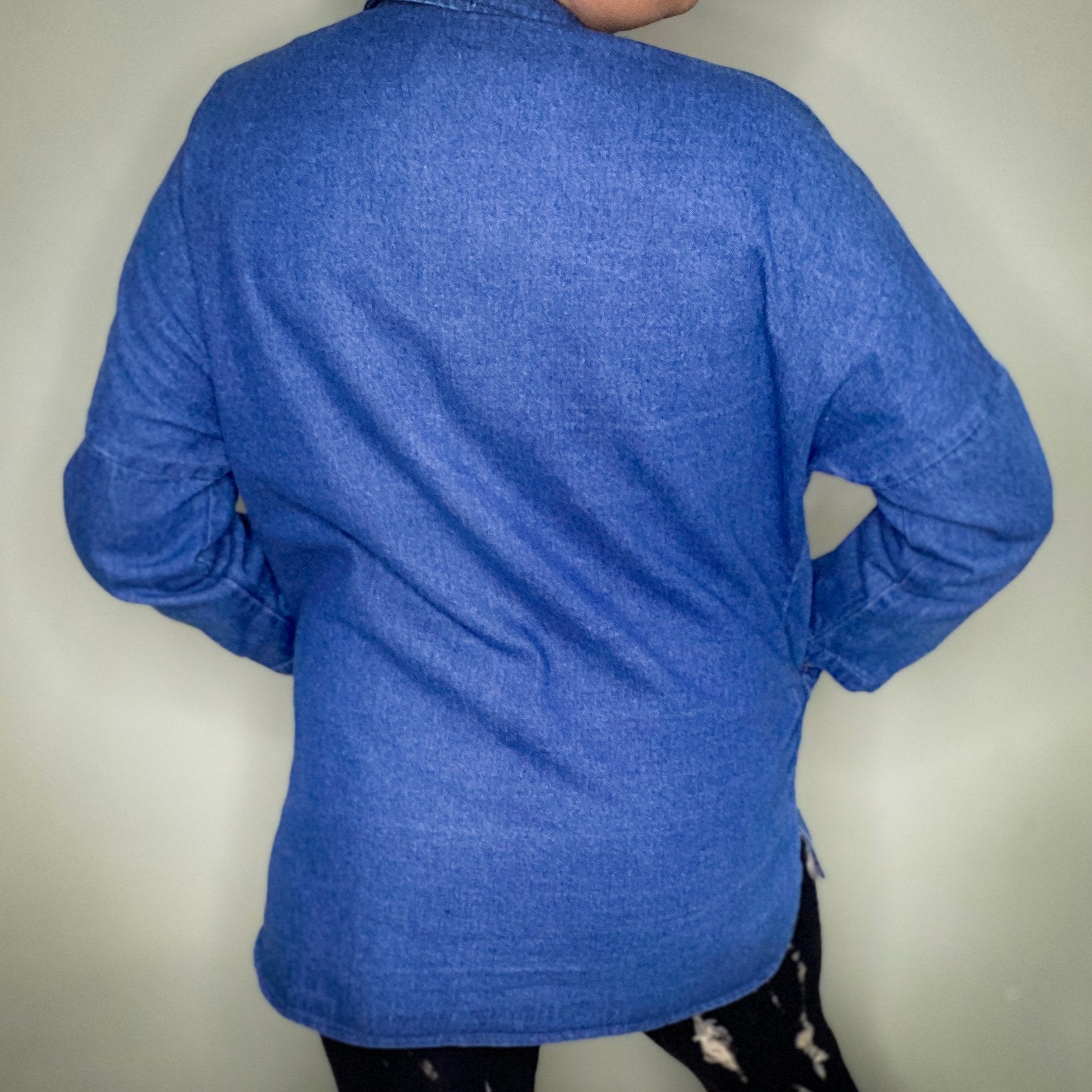 DENIM ZIP UP BIKER JACKET BY 'OLIVE HOT STUFF'