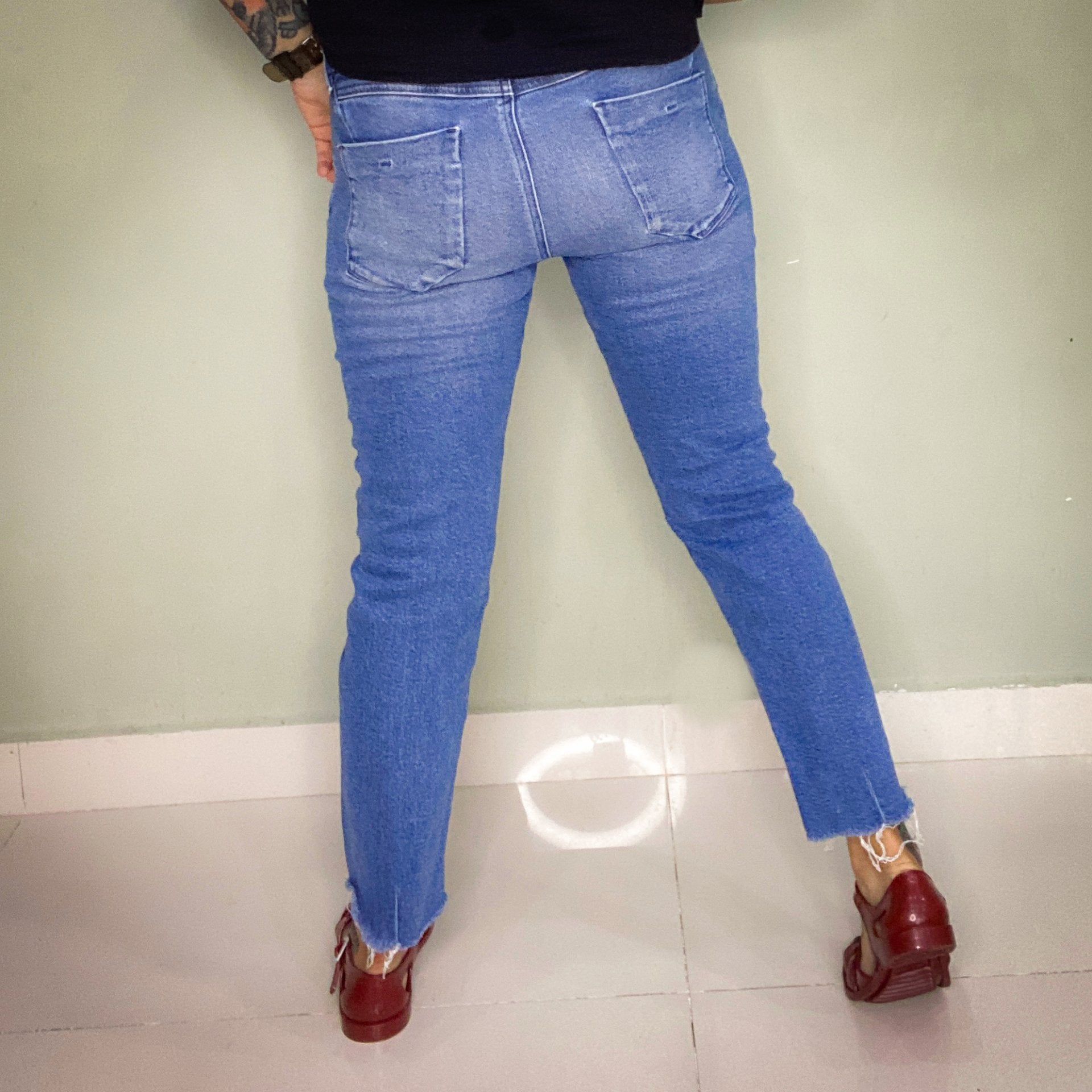 DAWN DENIM ETHICAL JEANS 'SLIM HEAVEN TAPER CROP'