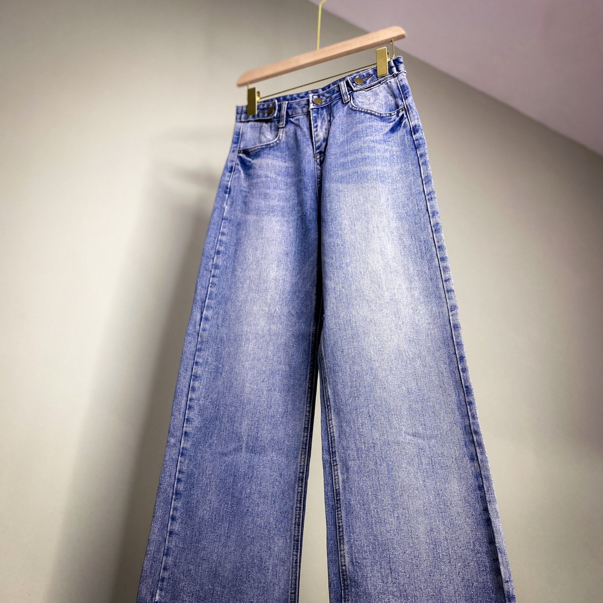 LADIES UNBRANDED SIDE CINCH JEANS // Zipper fly Size 27