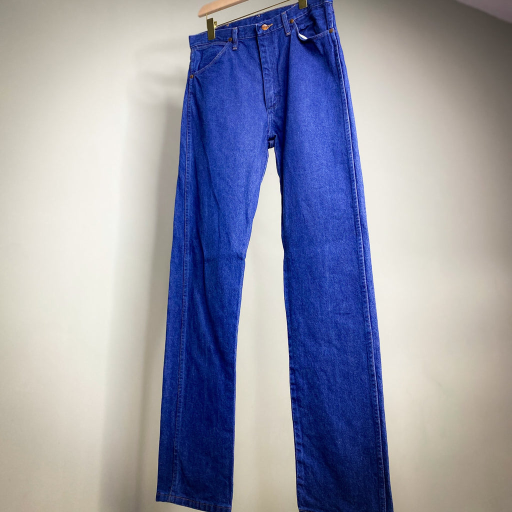 WRANGLER VINTAGE DEEP BLUE JEANS 33waist - 36leg