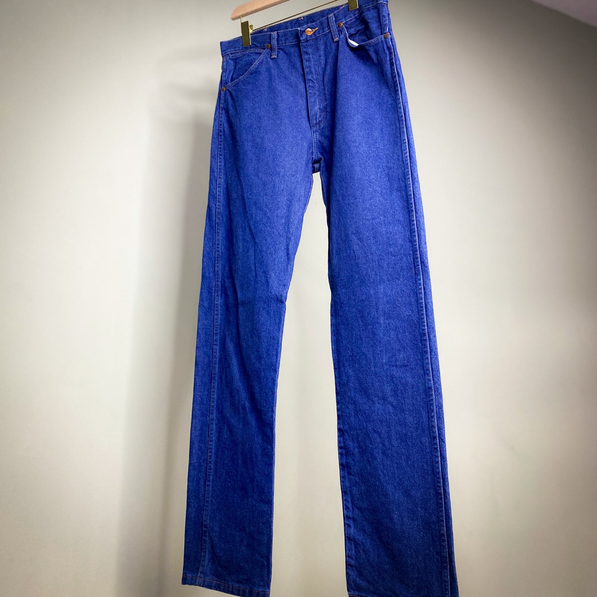 WRANGLER VINTAGE DEEP BLUE JEANS 33waist - 36leg