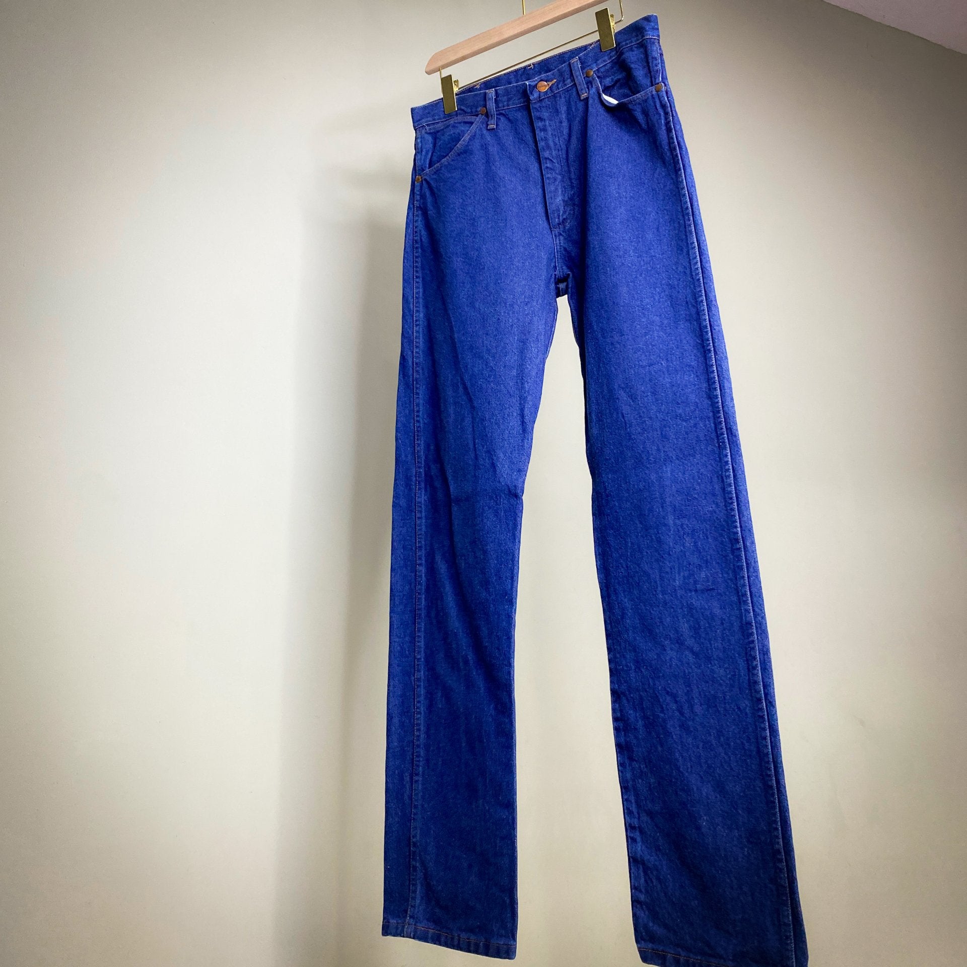 WRANGLER VINTAGE DEEP BLUE JEANS 33waist - 36leg