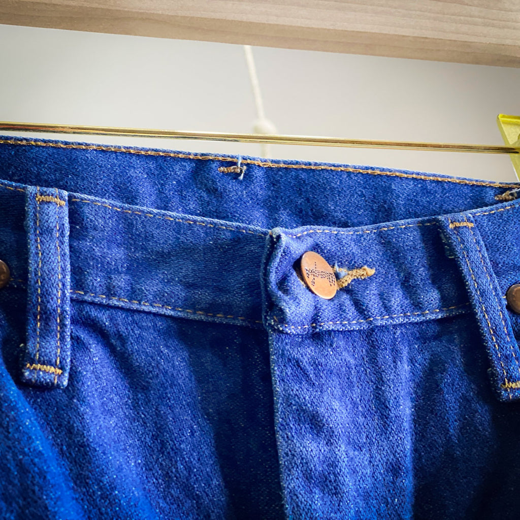 WRANGLER VINTAGE DEEP BLUE JEANS 33waist - 36leg