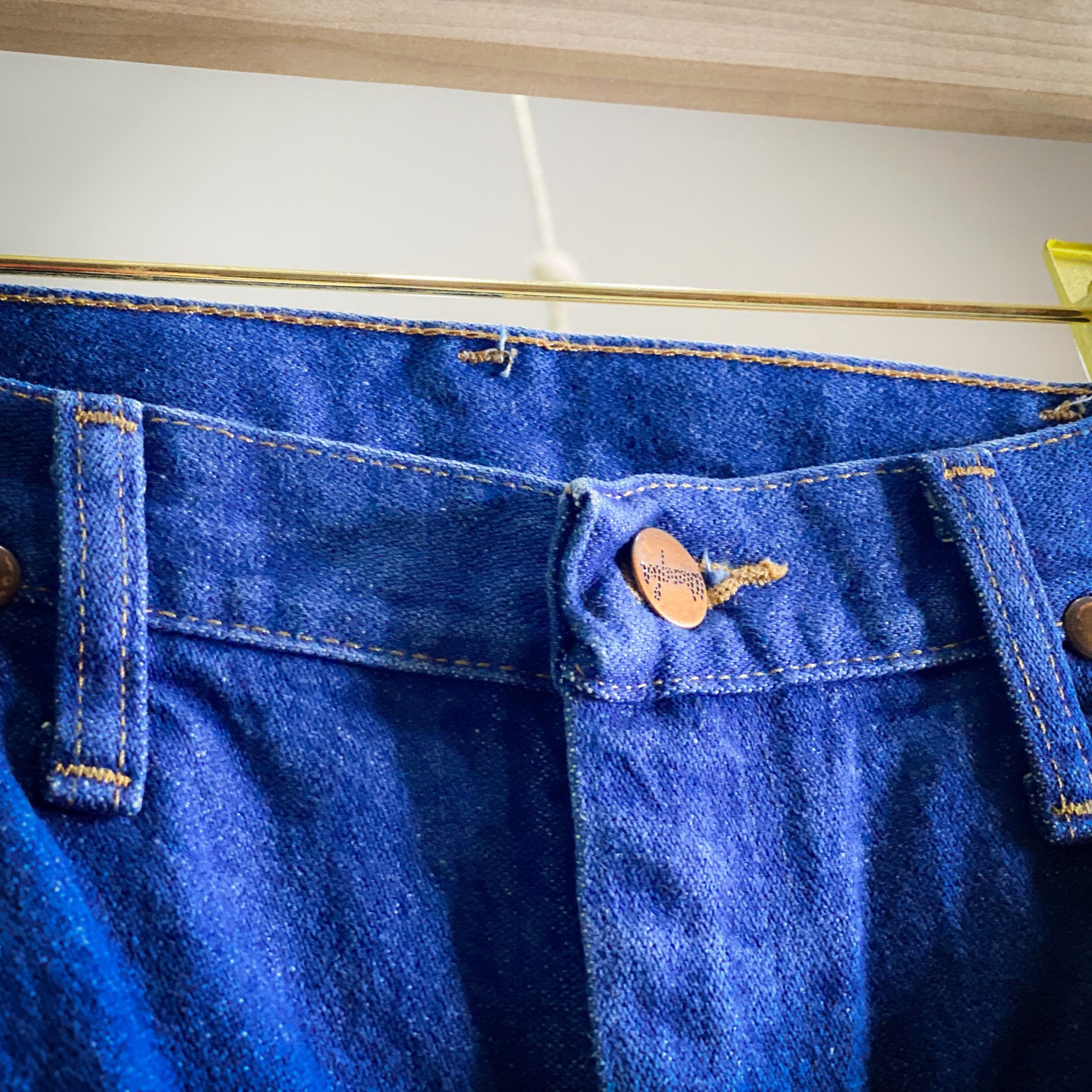 WRANGLER VINTAGE DEEP BLUE JEANS 33waist - 36leg