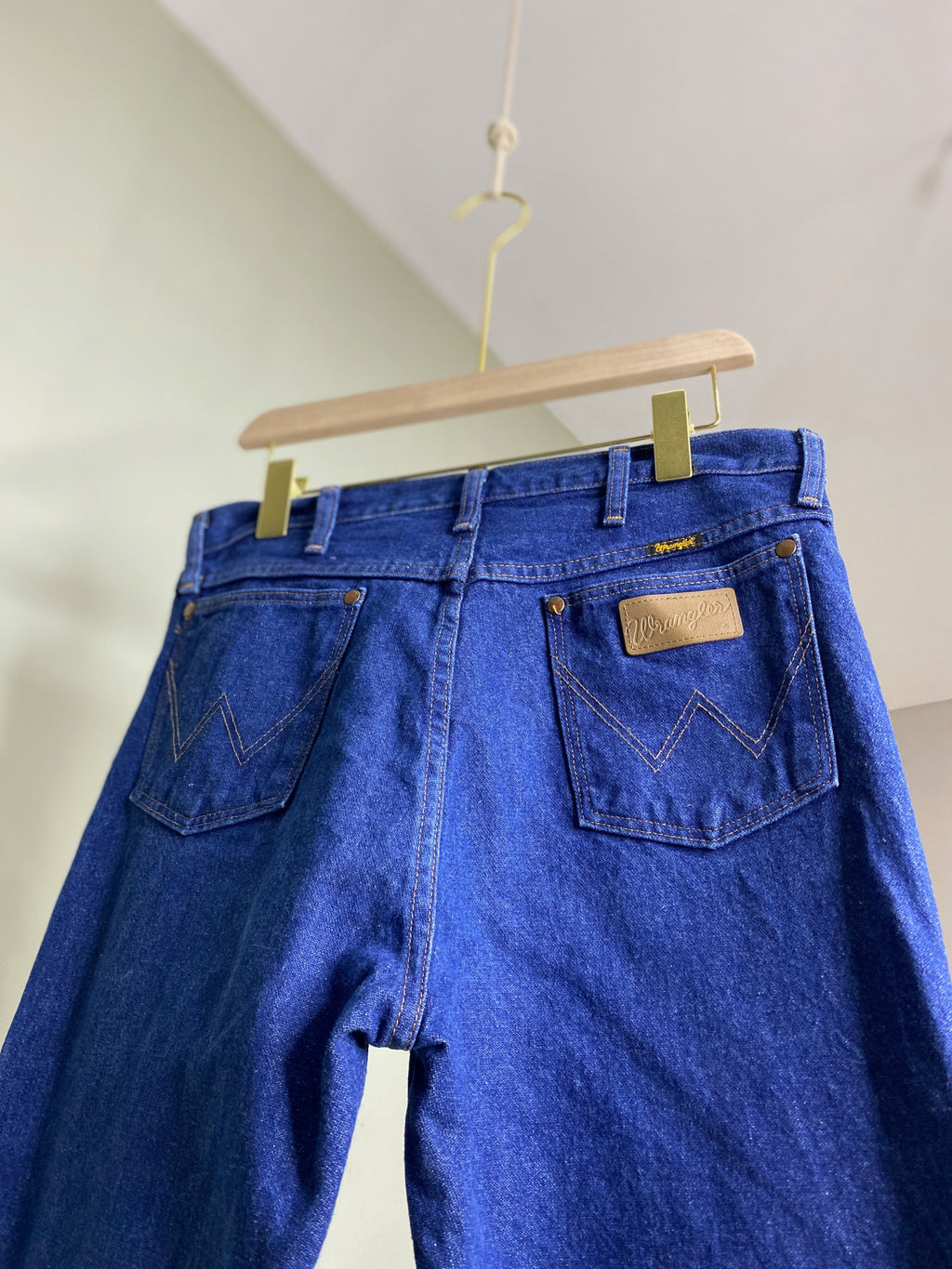 WRANGLER VINTAGE DEEP BLUE JEANS 33waist - 36leg