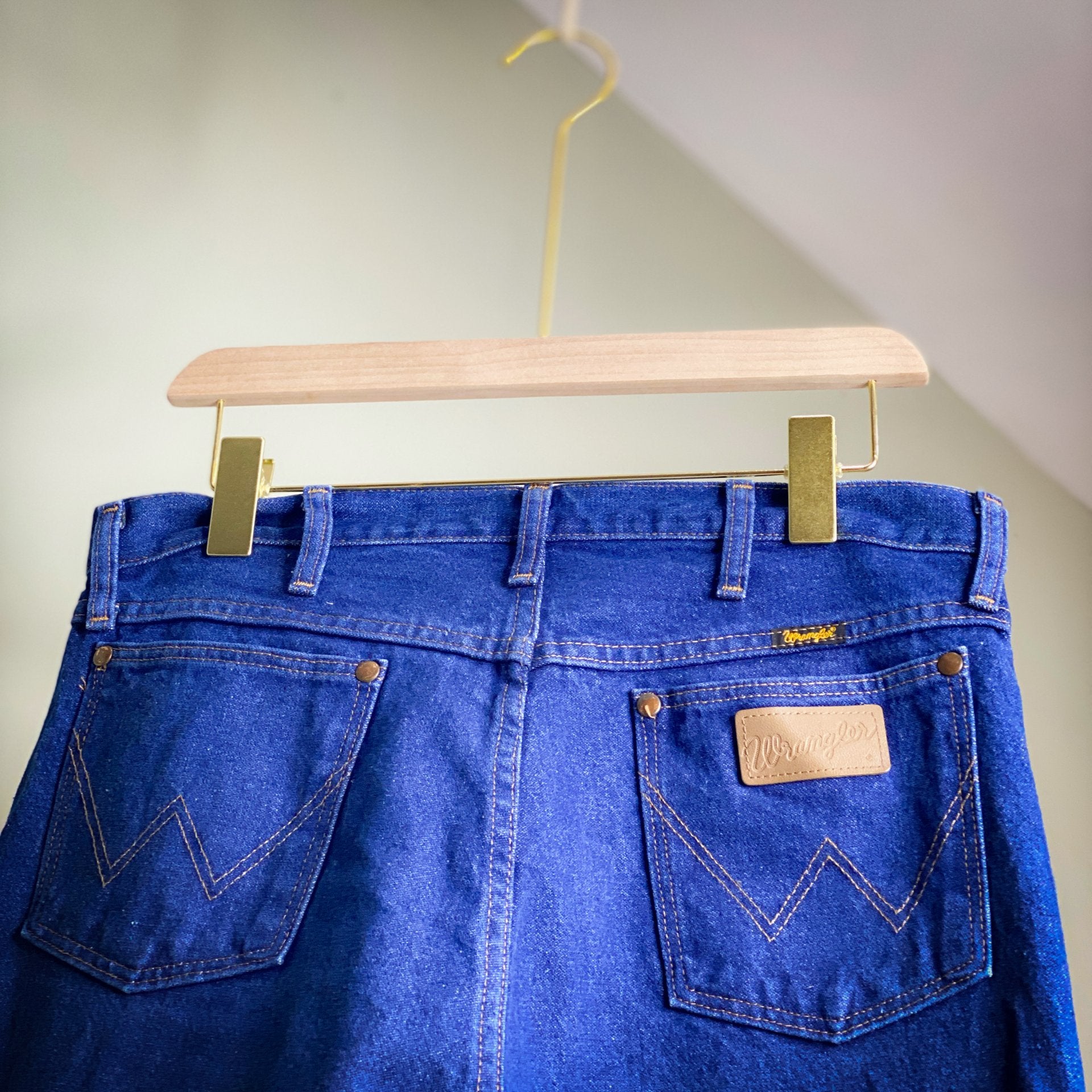 WRANGLER VINTAGE DEEP BLUE JEANS 33waist - 36leg
