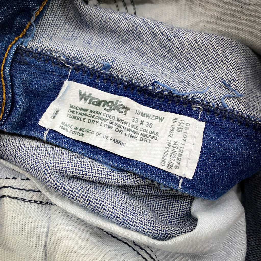 WRANGLER VINTAGE DEEP BLUE JEANS 33waist - 36leg