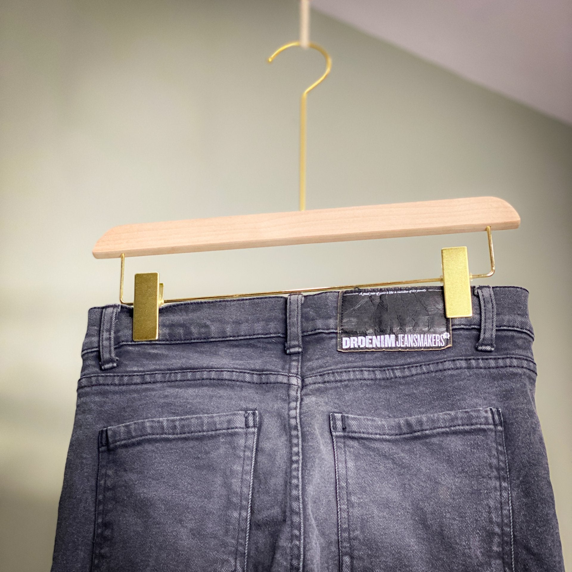 DR DENIM JEANSMAKERS SWEDEN 'SNAP' DARK GREY SKINNIES 30