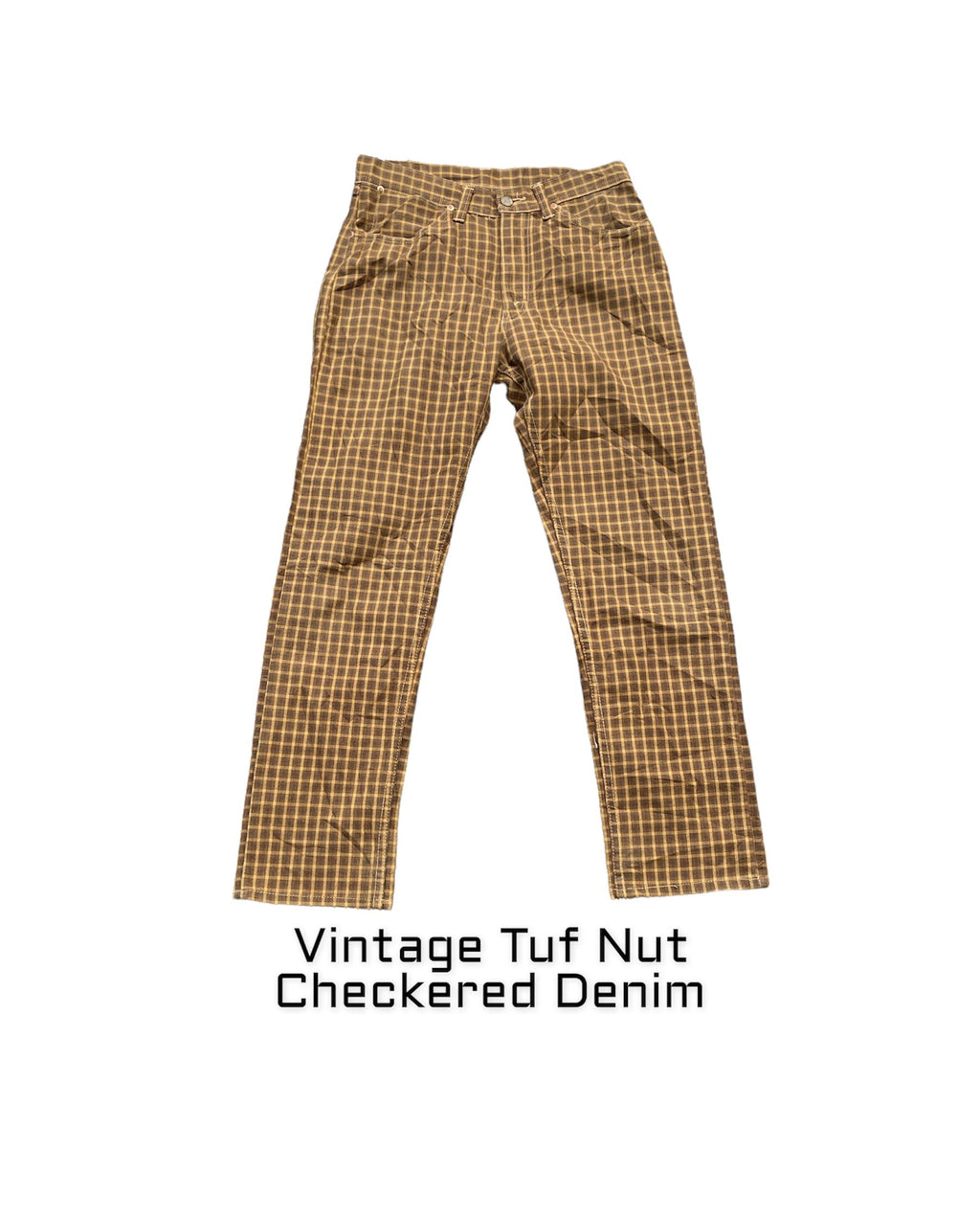Vintage Tuf Nut Checkered Denim
