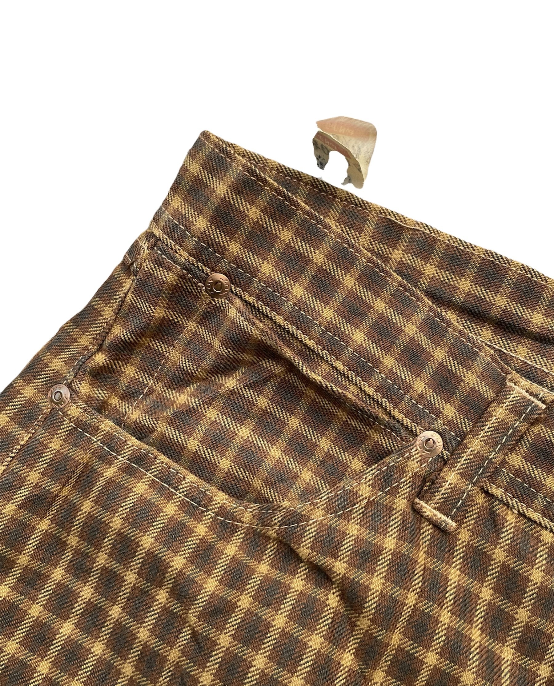 Vintage Tuf Nut Checkered Denim