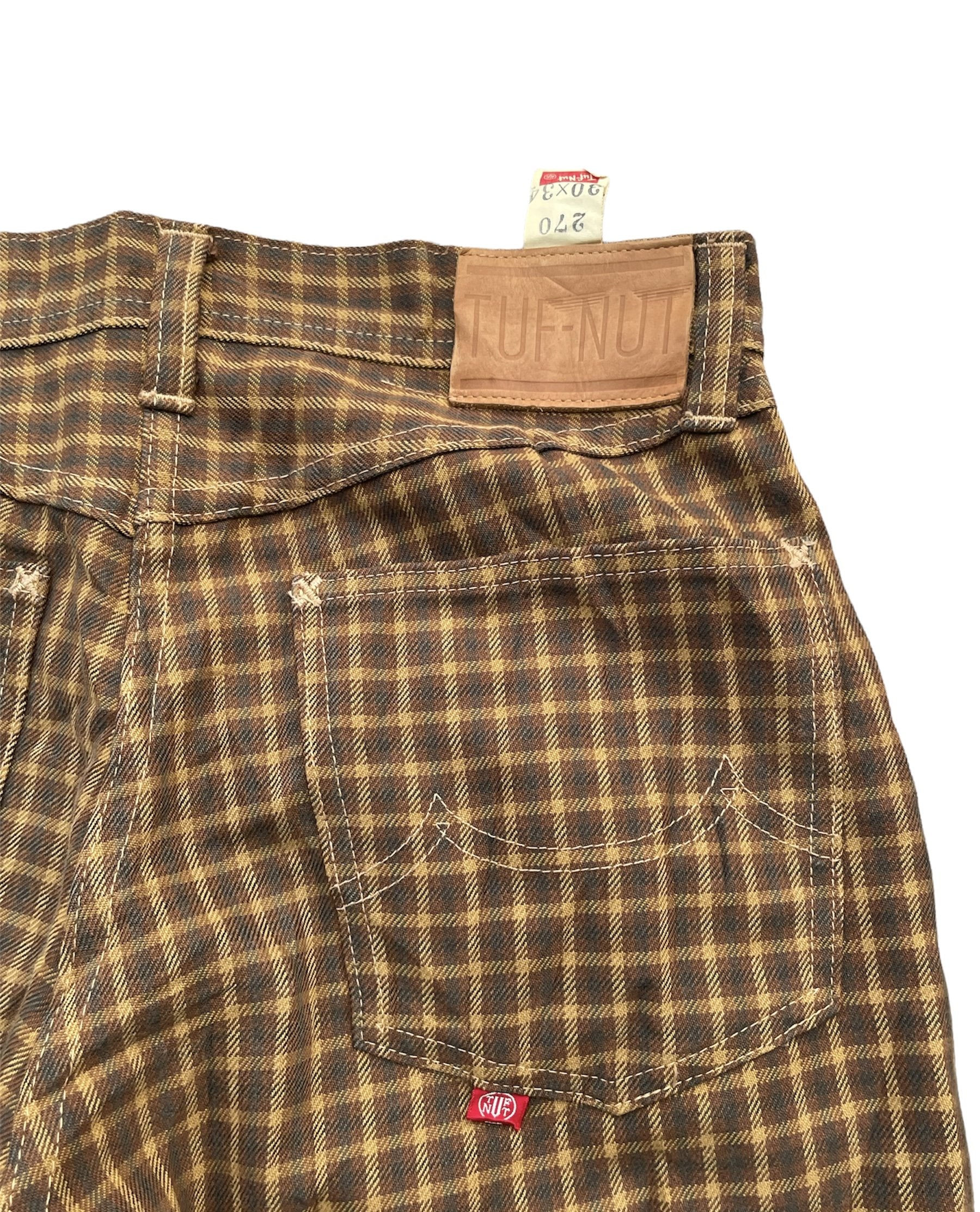 Vintage Tuf Nut Checkered Denim