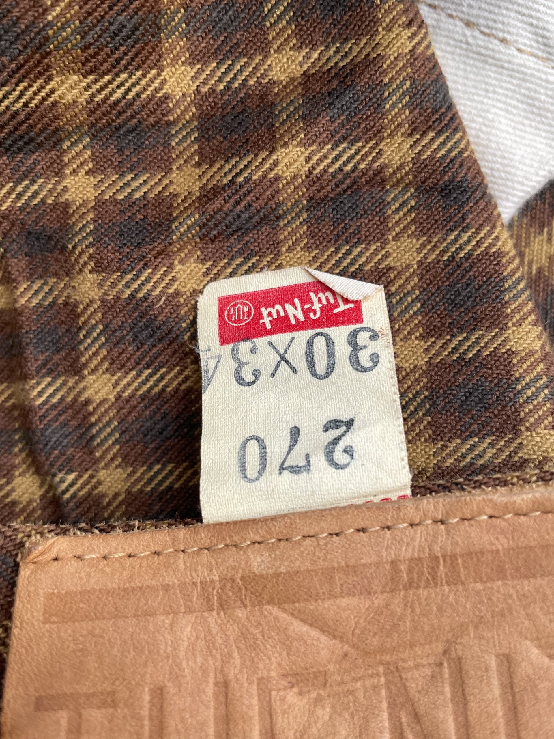 Vintage Tuf Nut Checkered Denim