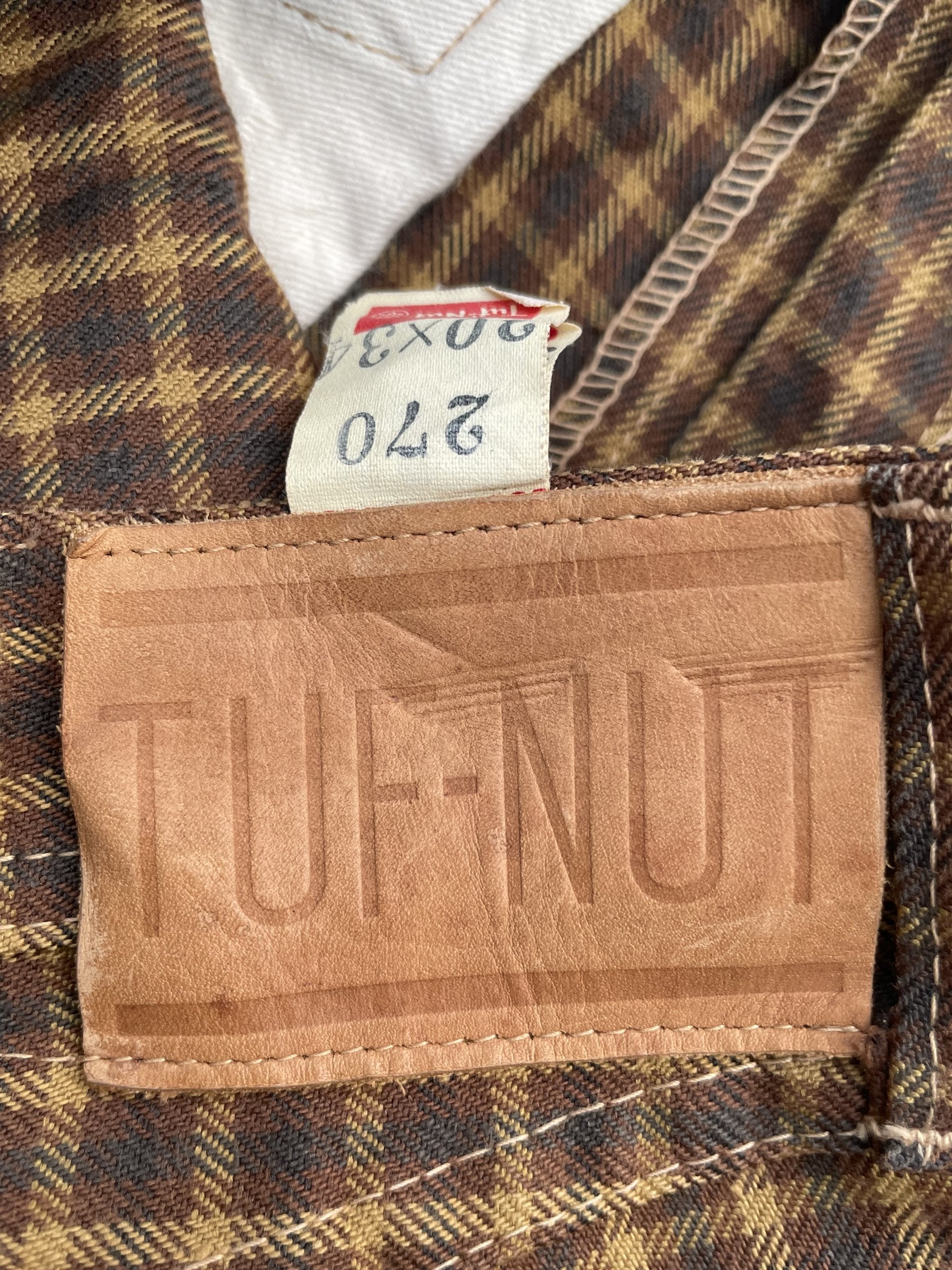 Vintage Tuf Nut Checkered Denim