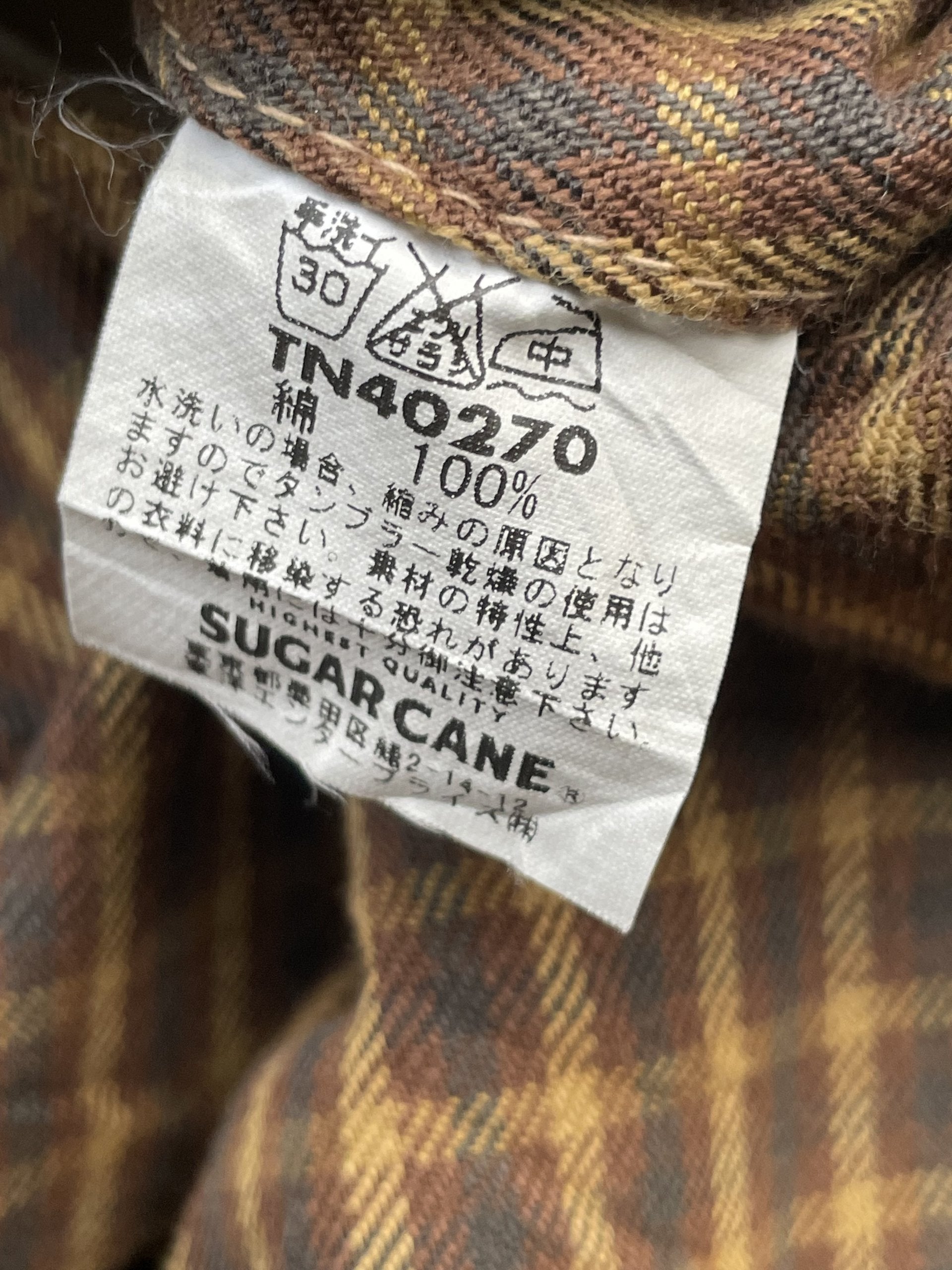 Vintage Tuf Nut Checkered Denim