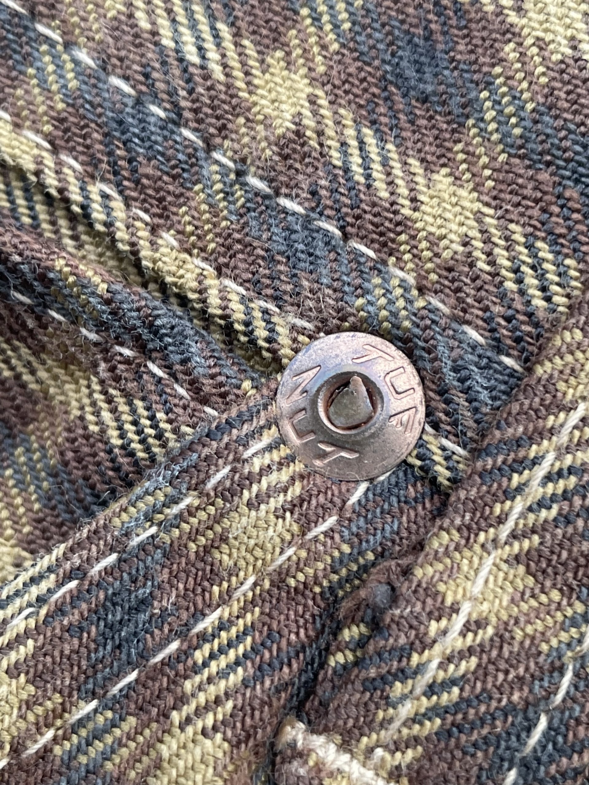Vintage Tuf Nut Checkered Denim