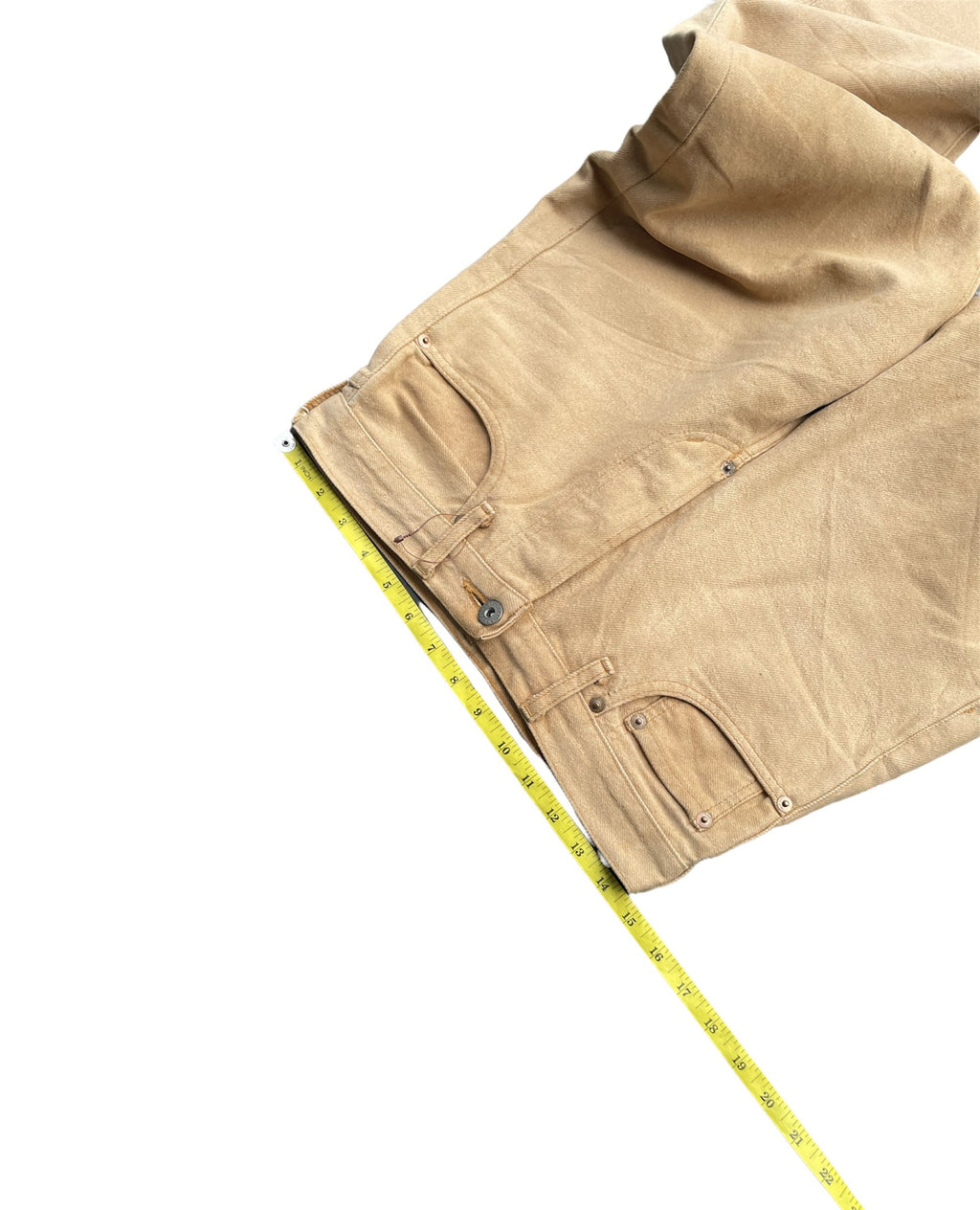 Vintage 1992 Levis 701 E white Tab Denim