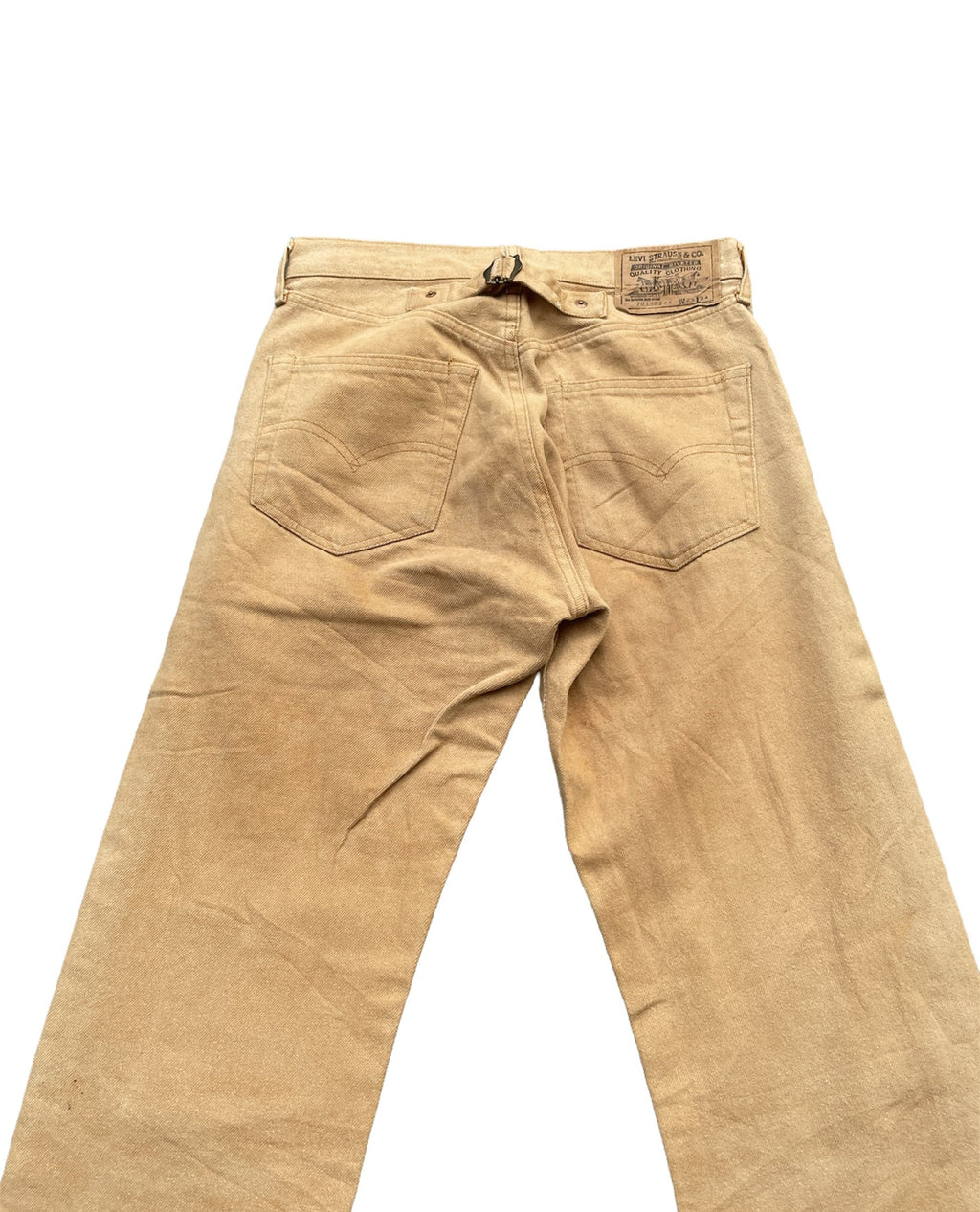 Vintage 1992 Levis 701 E white Tab Denim