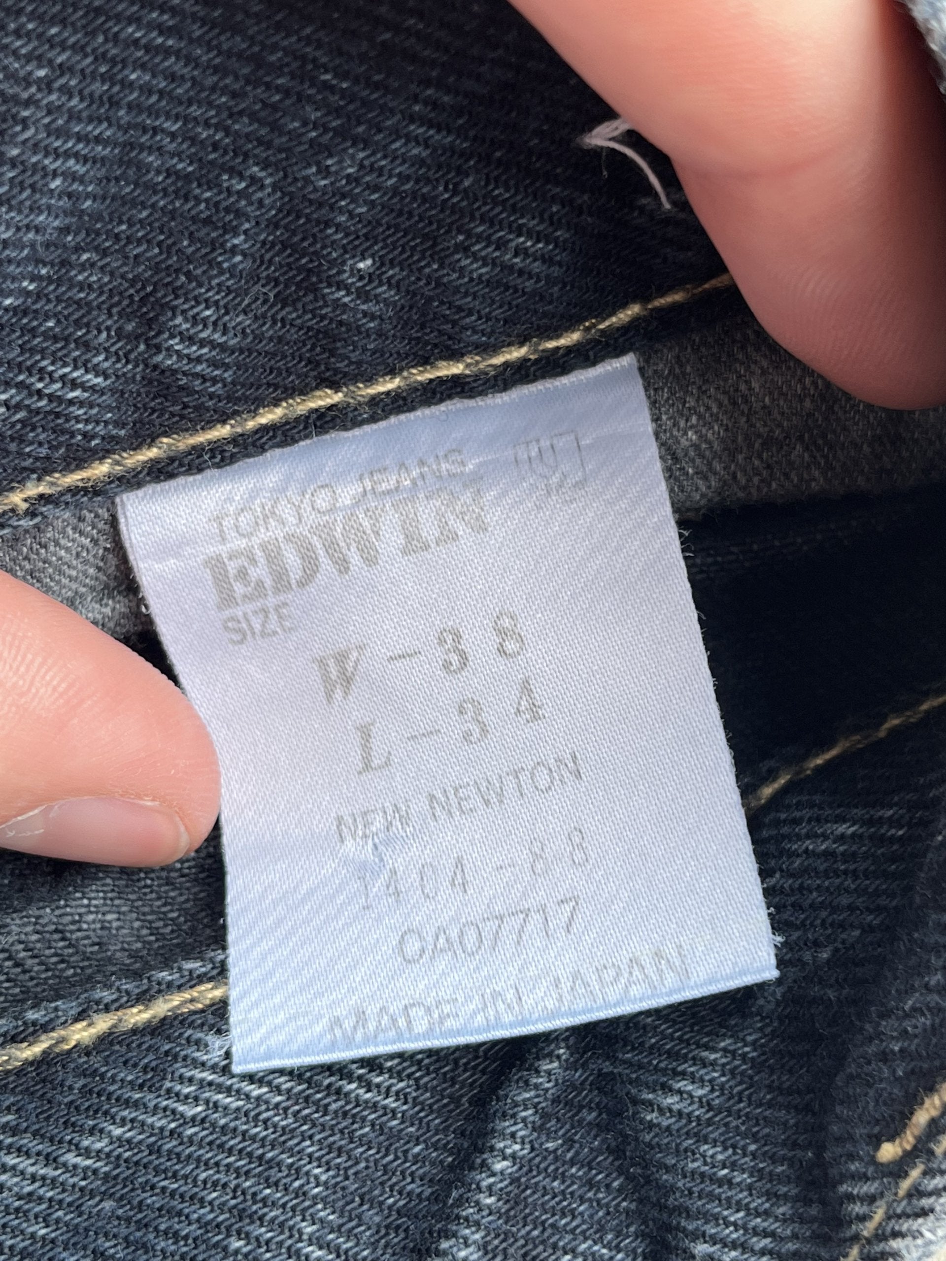 Edwin Japanese raw denim