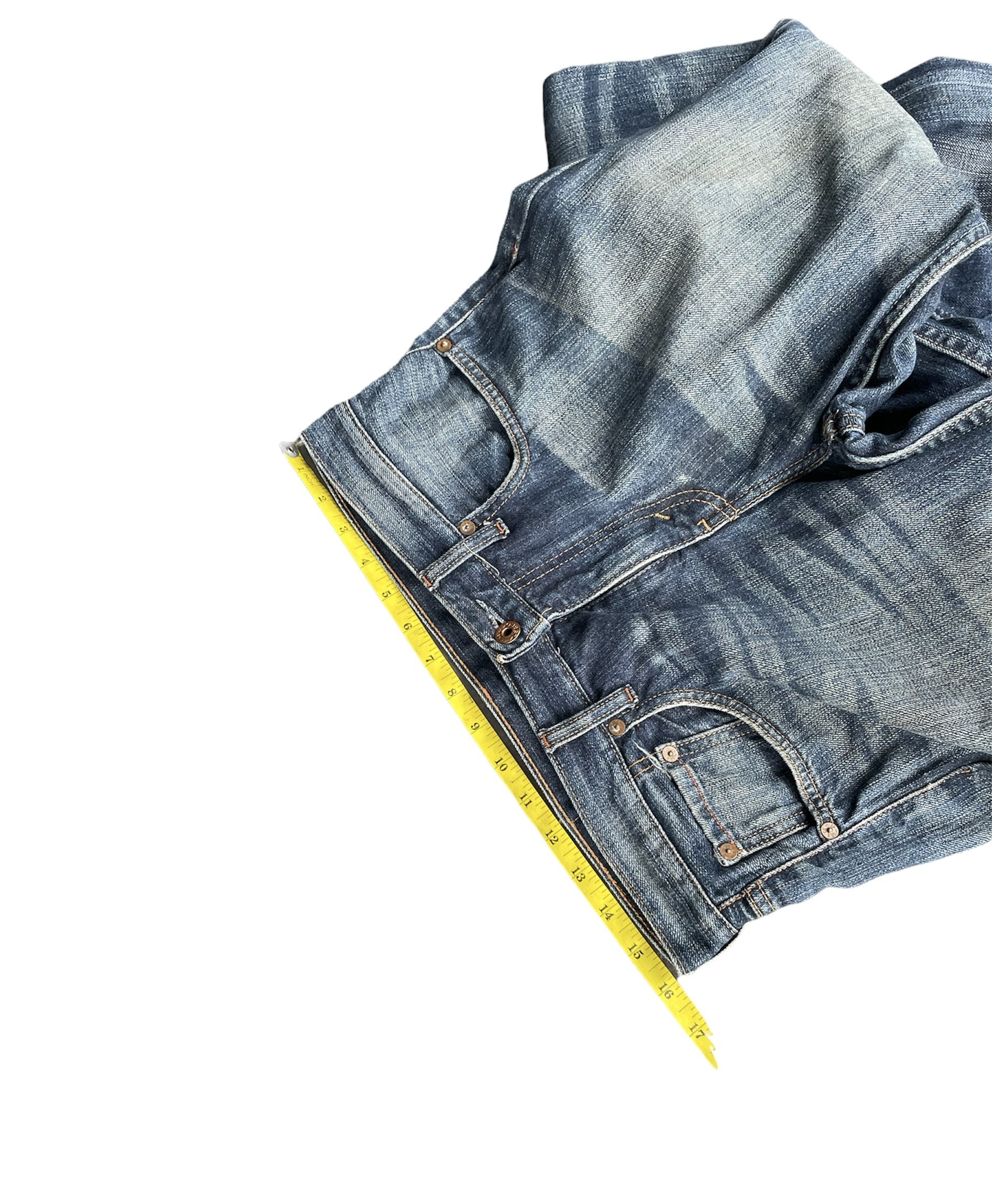 Vintage Levis 523 e Orange line selvedge denim