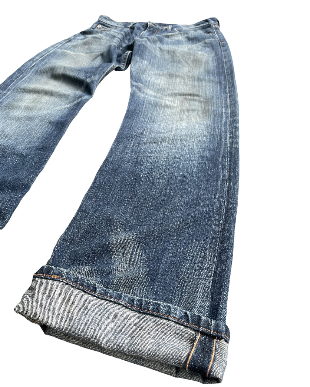 Vintage Levis 523 e Orange line selvedge denim