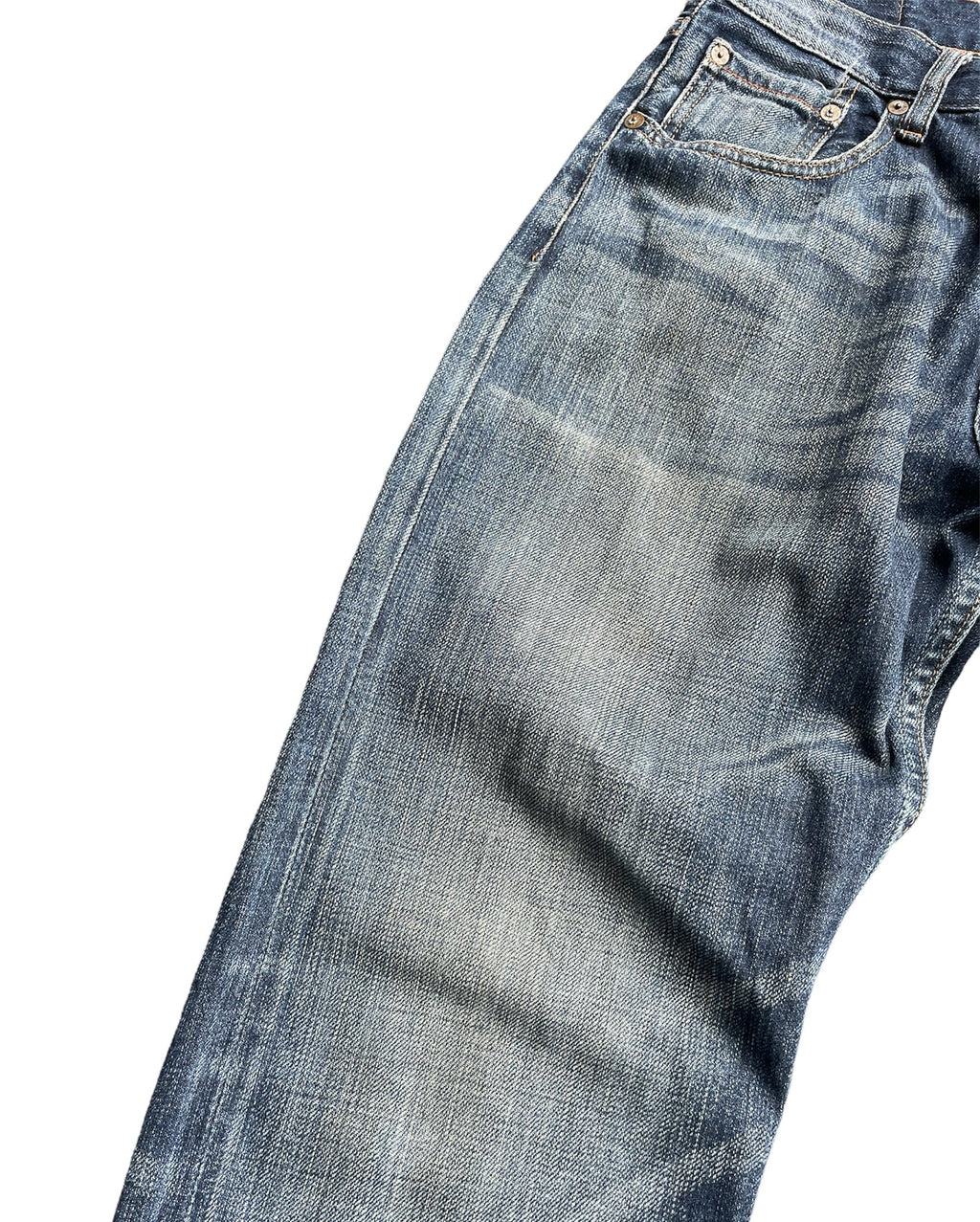 Vintage Levis 523 e Orange line selvedge denim
