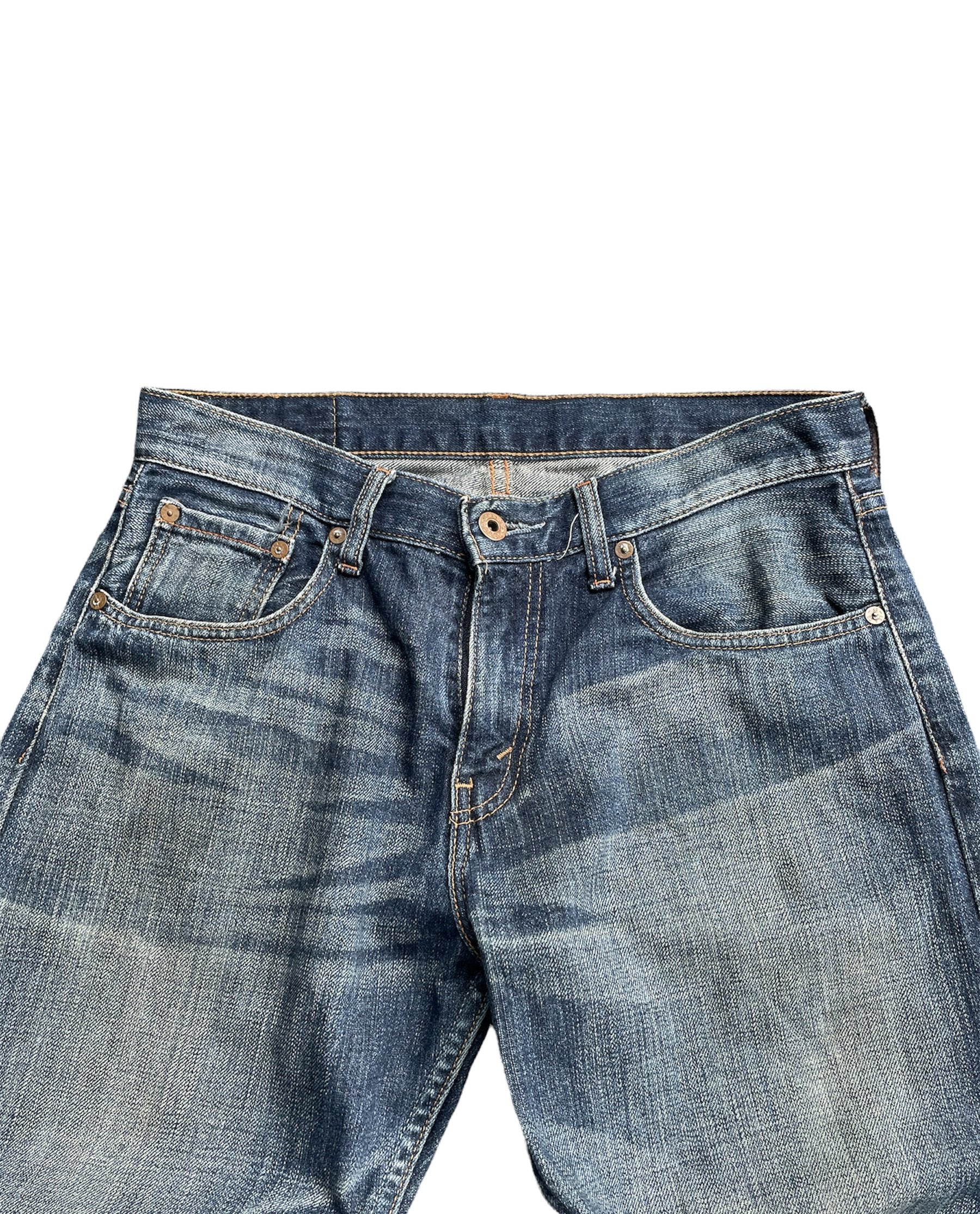 Vintage Levis 523 e Orange line selvedge denim