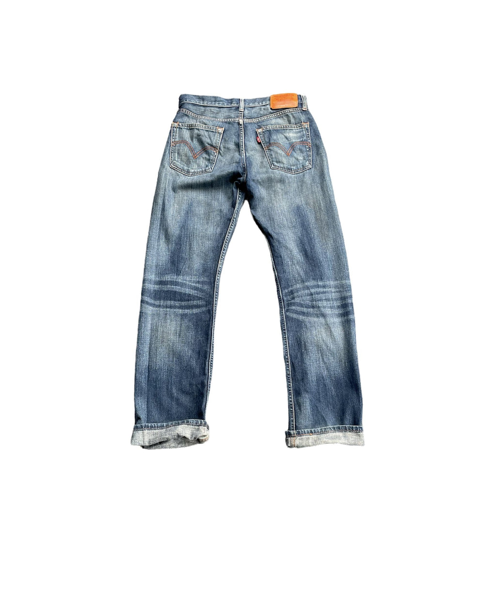 Vintage Levis 523 e Orange line selvedge denim