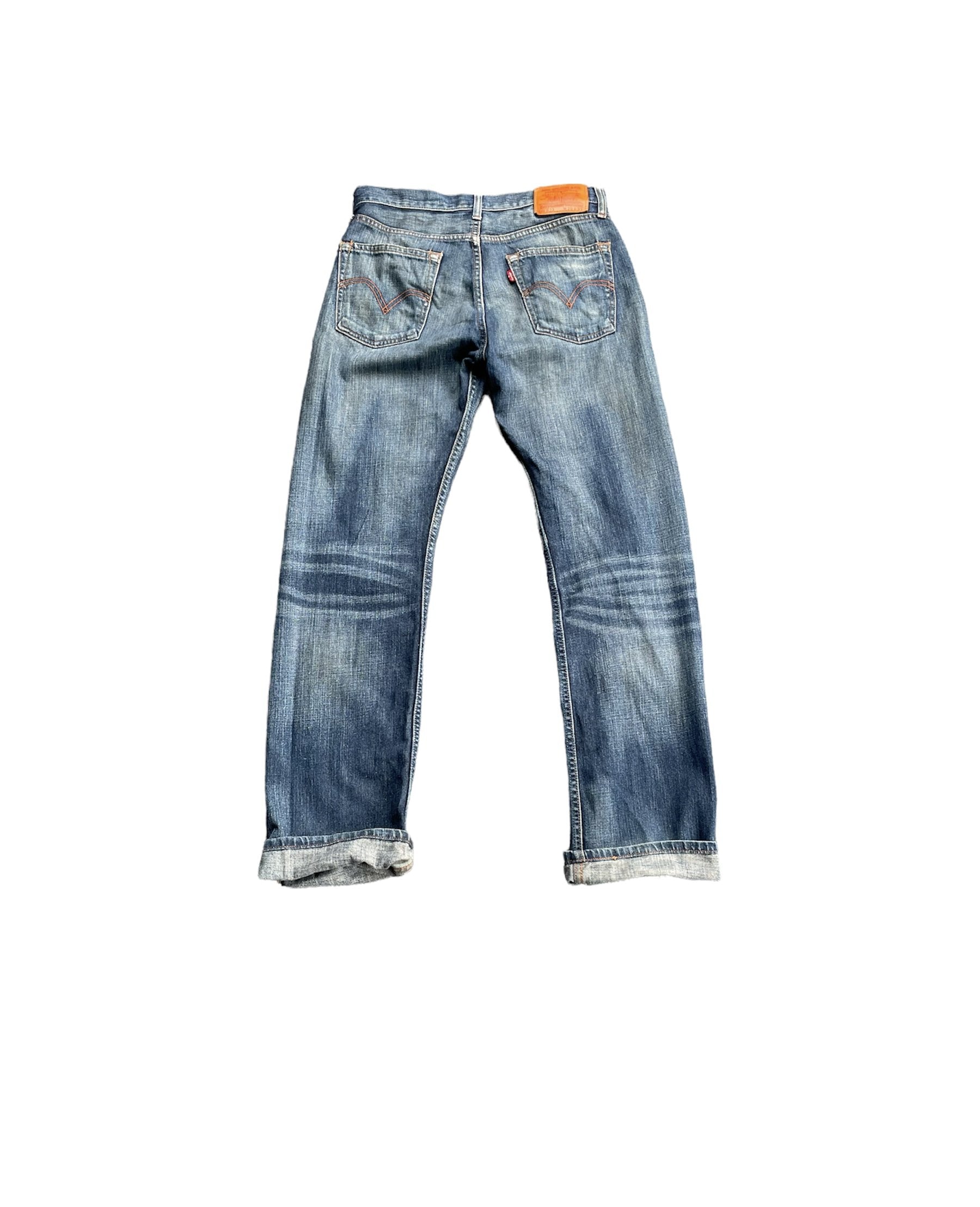 Vintage Levis 523 e Orange line selvedge denim