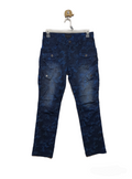 In The Attic Multipocket Camo Blue Wash Stretch Denim