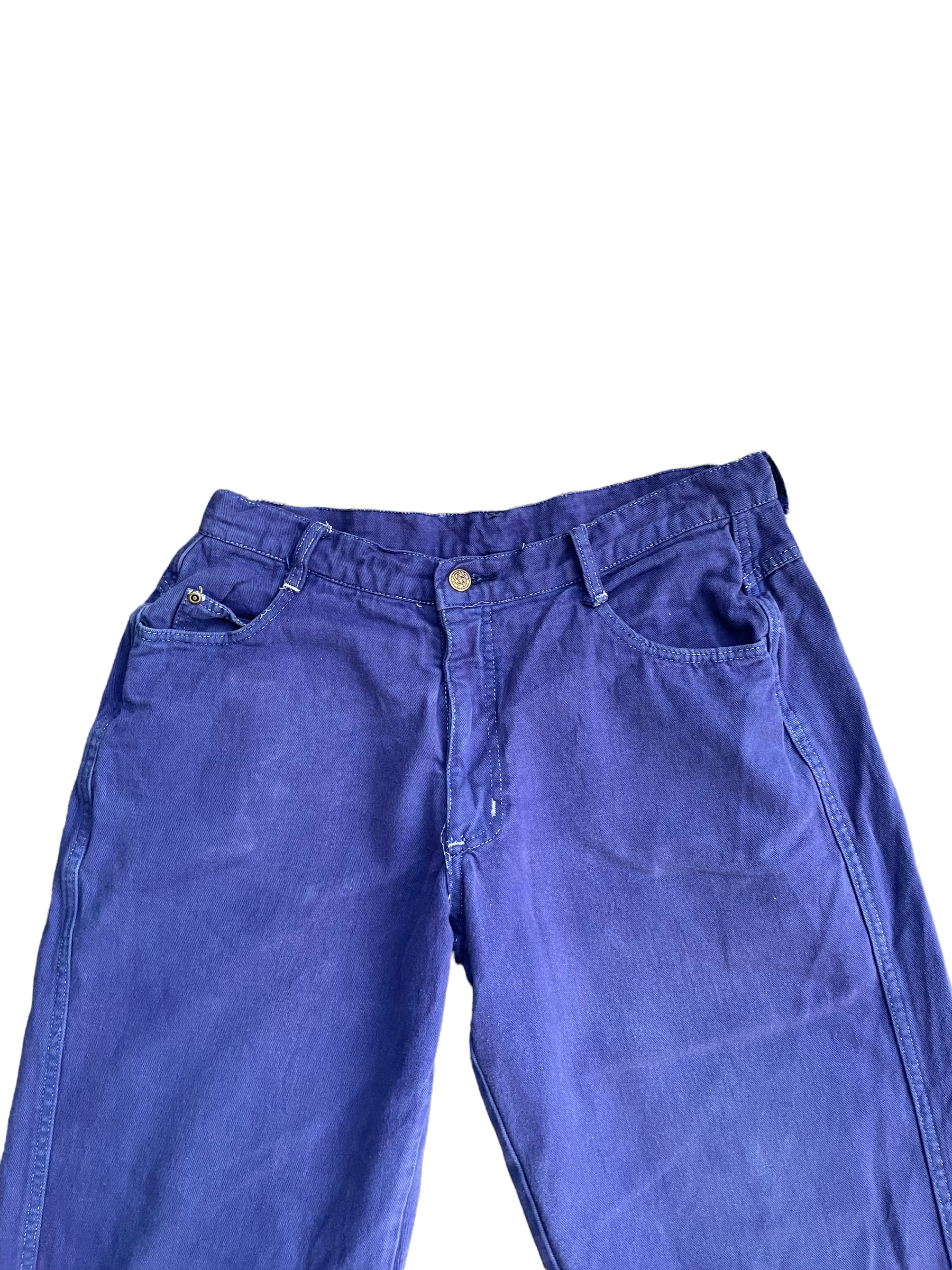 Vintage 70’s Unbrand Puprle Denim