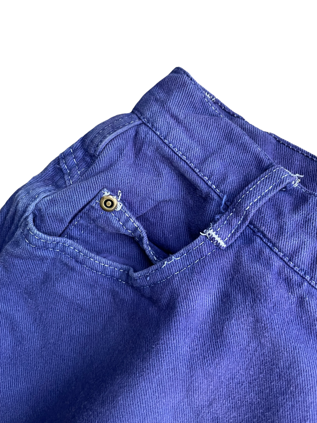Vintage 70’s Unbrand Puprle Denim