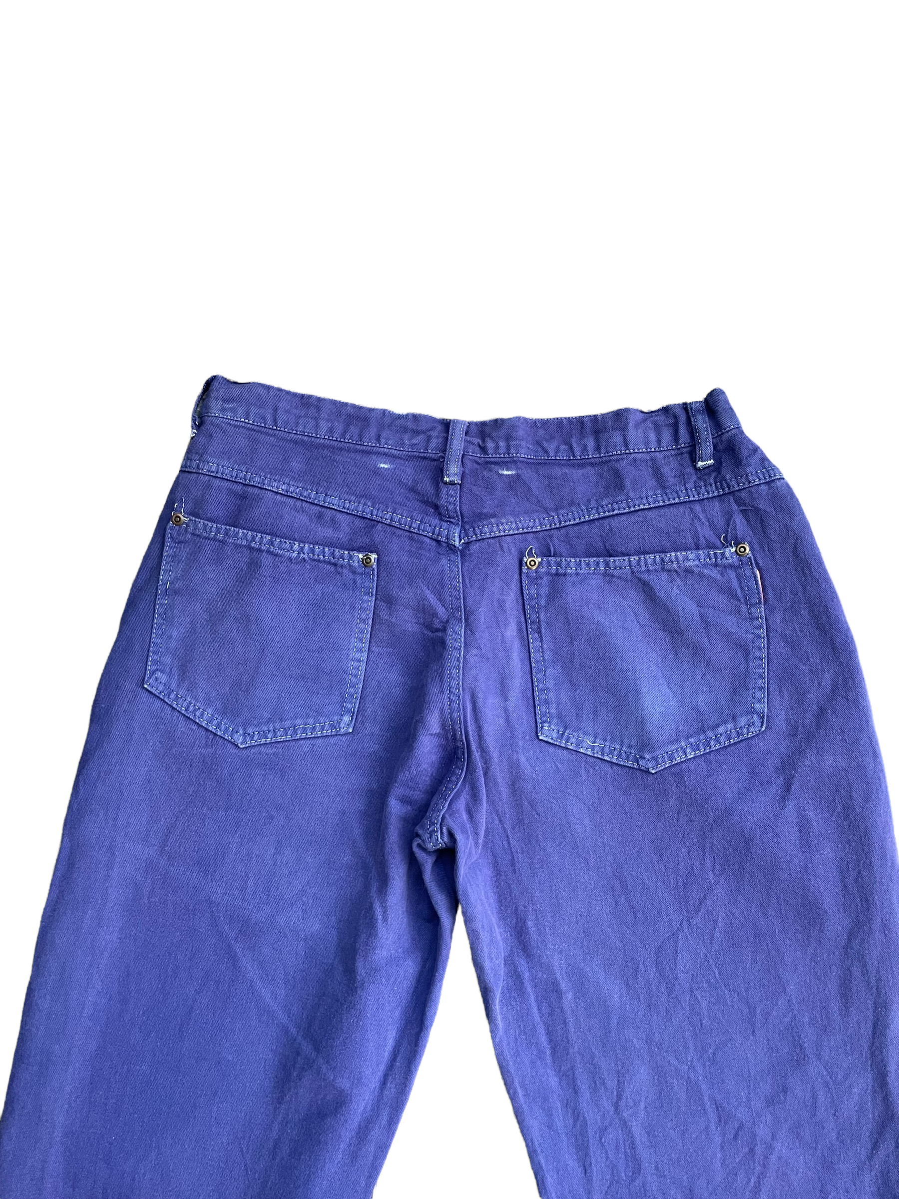 Vintage 70’s Unbrand Puprle Denim