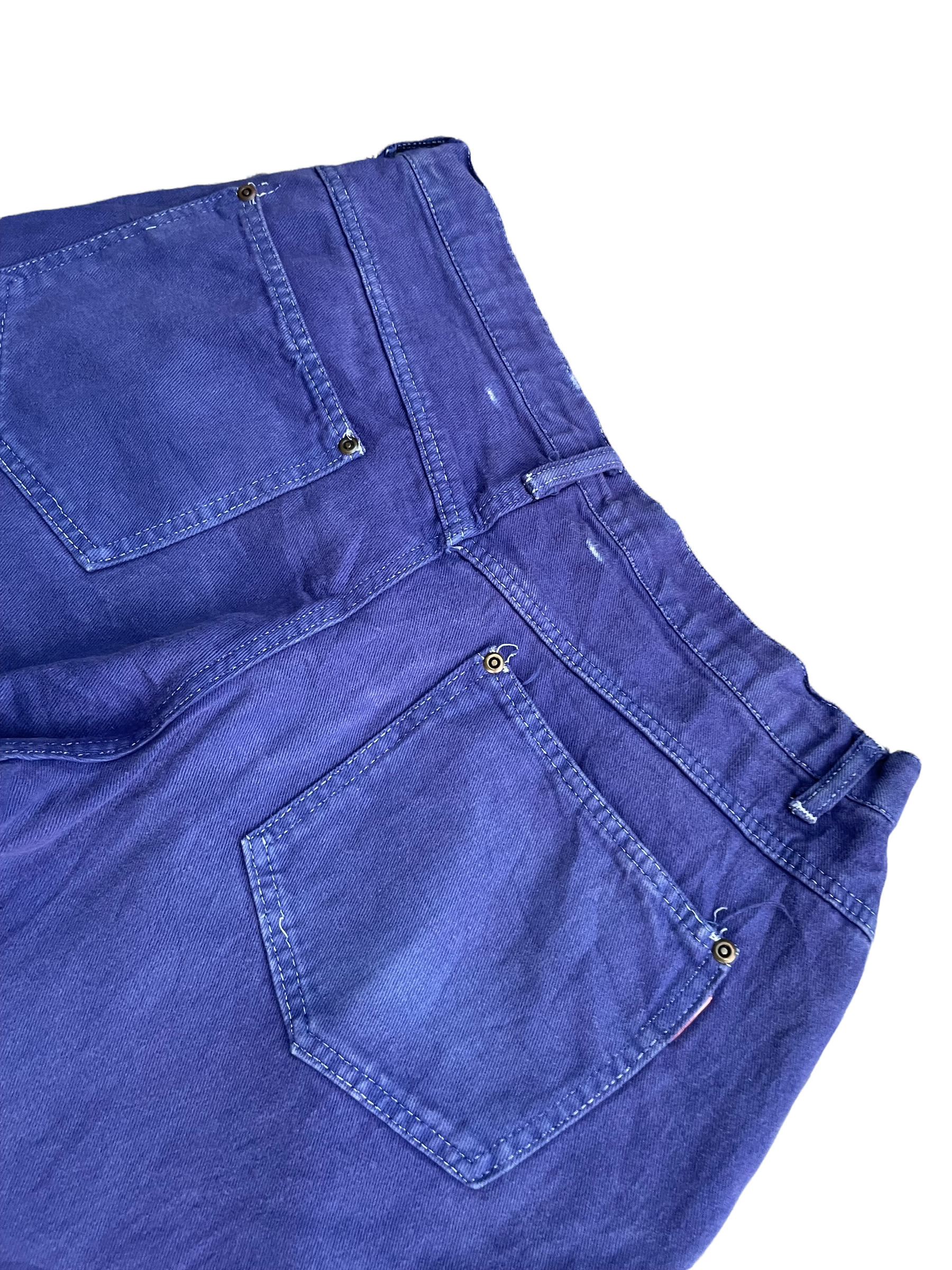 Vintage 70’s Unbrand Puprle Denim