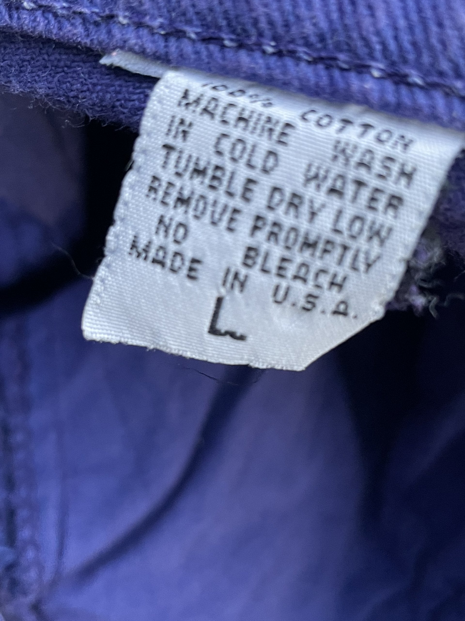 Vintage 70’s Unbrand Puprle Denim