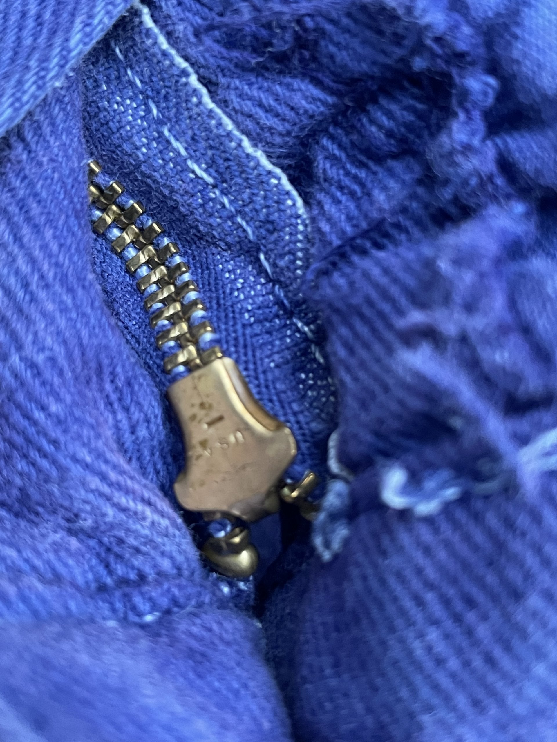 Vintage 70’s Unbrand Puprle Denim