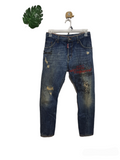 Dsquared² Upline Selvedge Distressed Denim