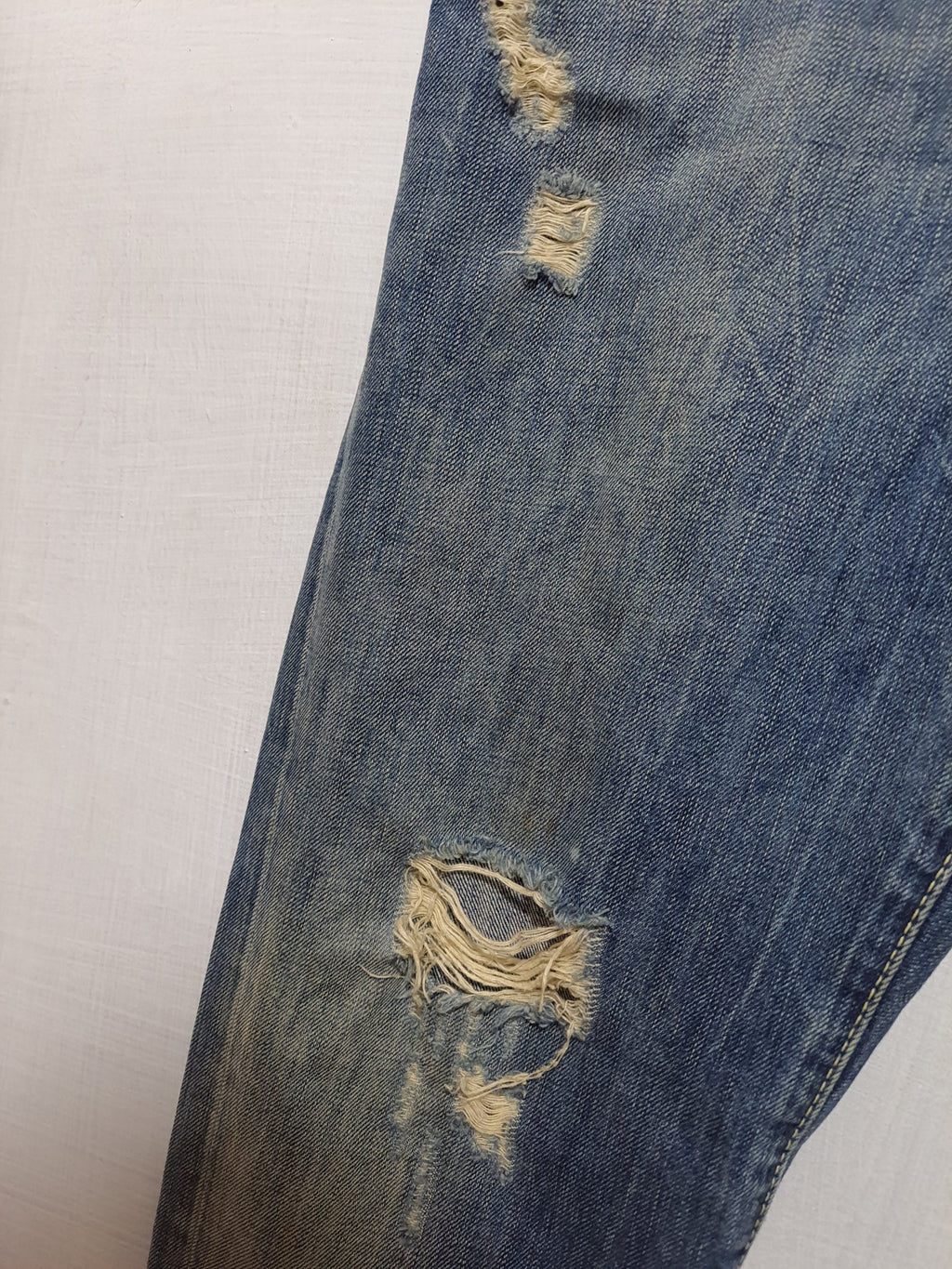 Dsquared² Upline Selvedge Distressed Denim
