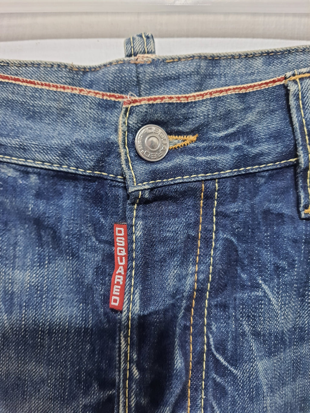 Dsquared² Upline Selvedge Distressed Denim