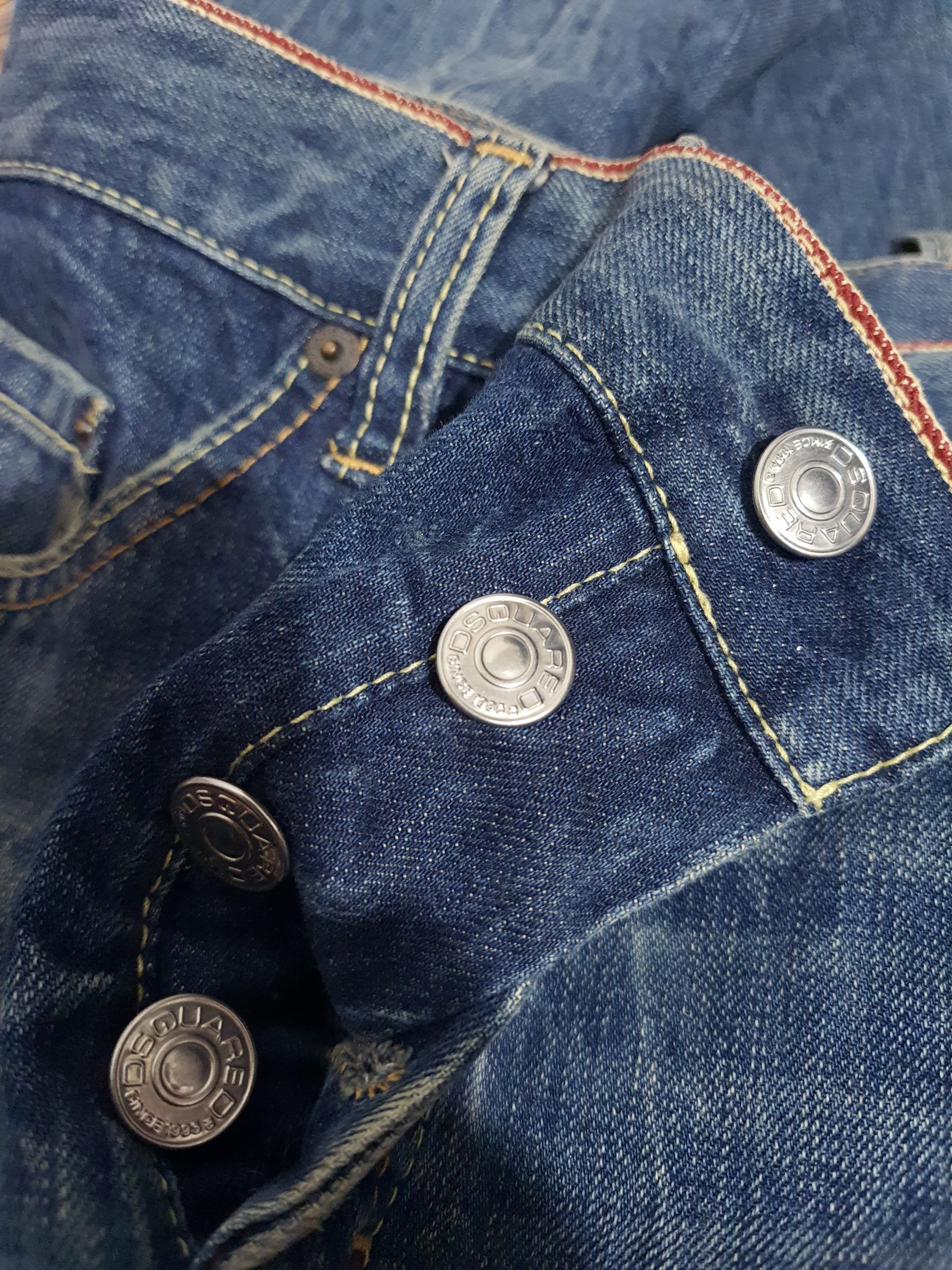 Dsquared² Upline Selvedge Distressed Denim