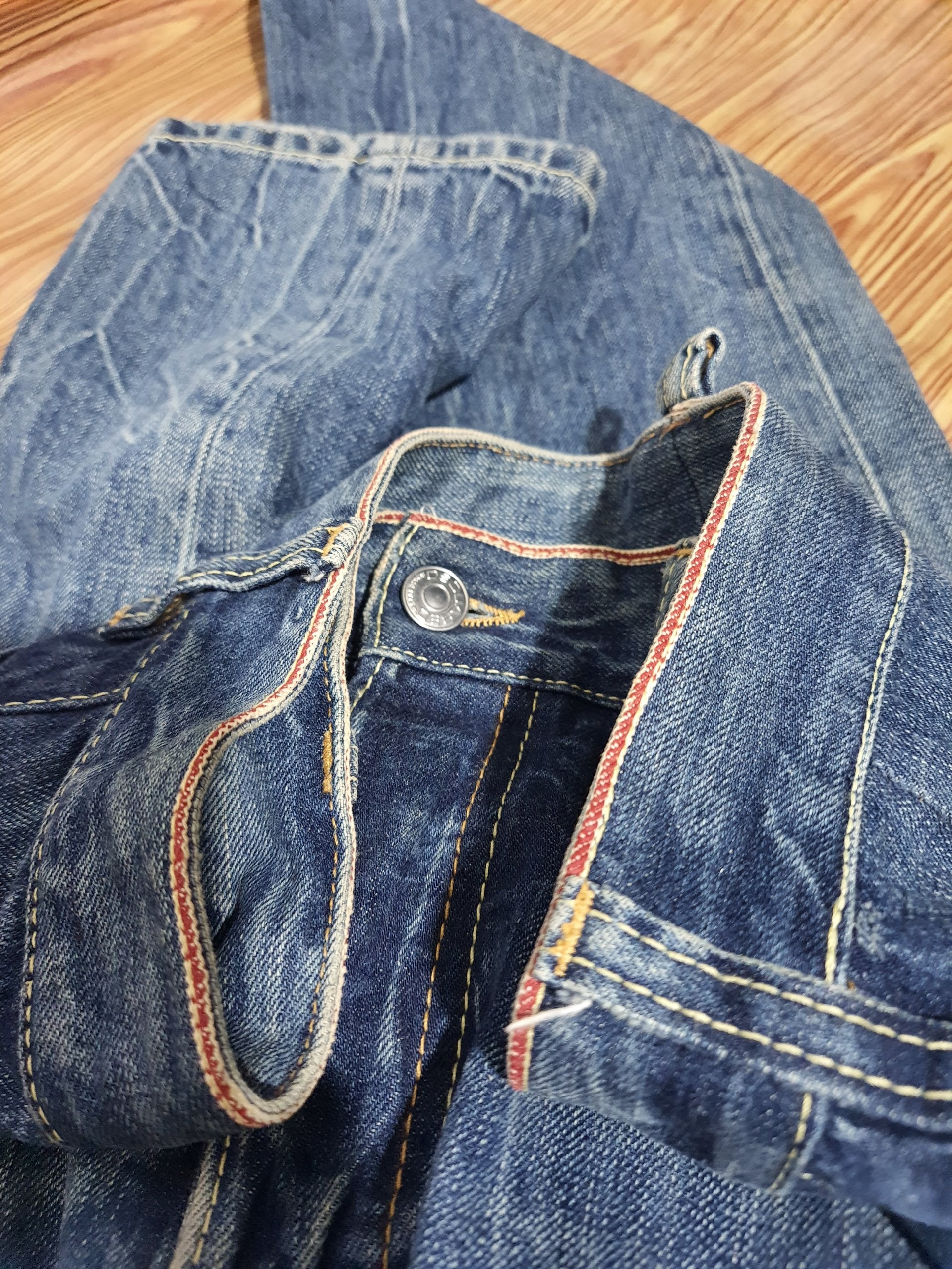 Dsquared² Upline Selvedge Distressed Denim