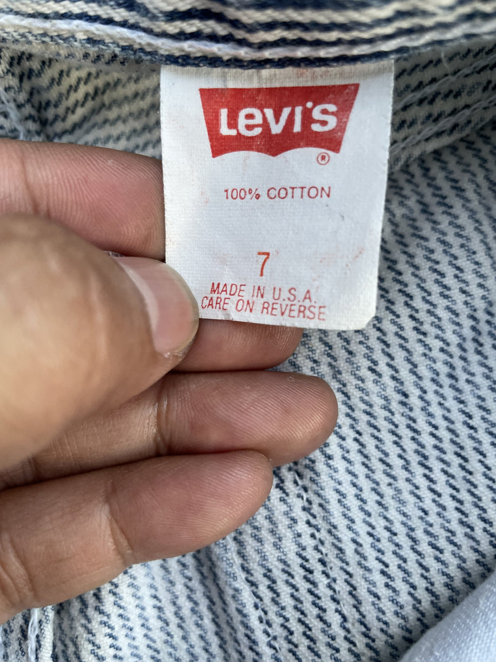 Vintage 1989 Levis 501 e Hickory