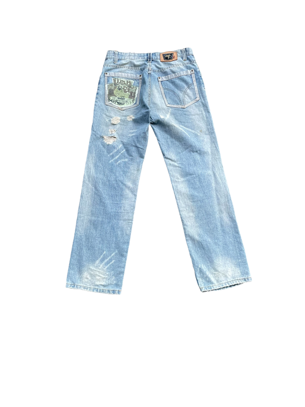 Vintage Dolce & Gabbana Aging Distressed Denim